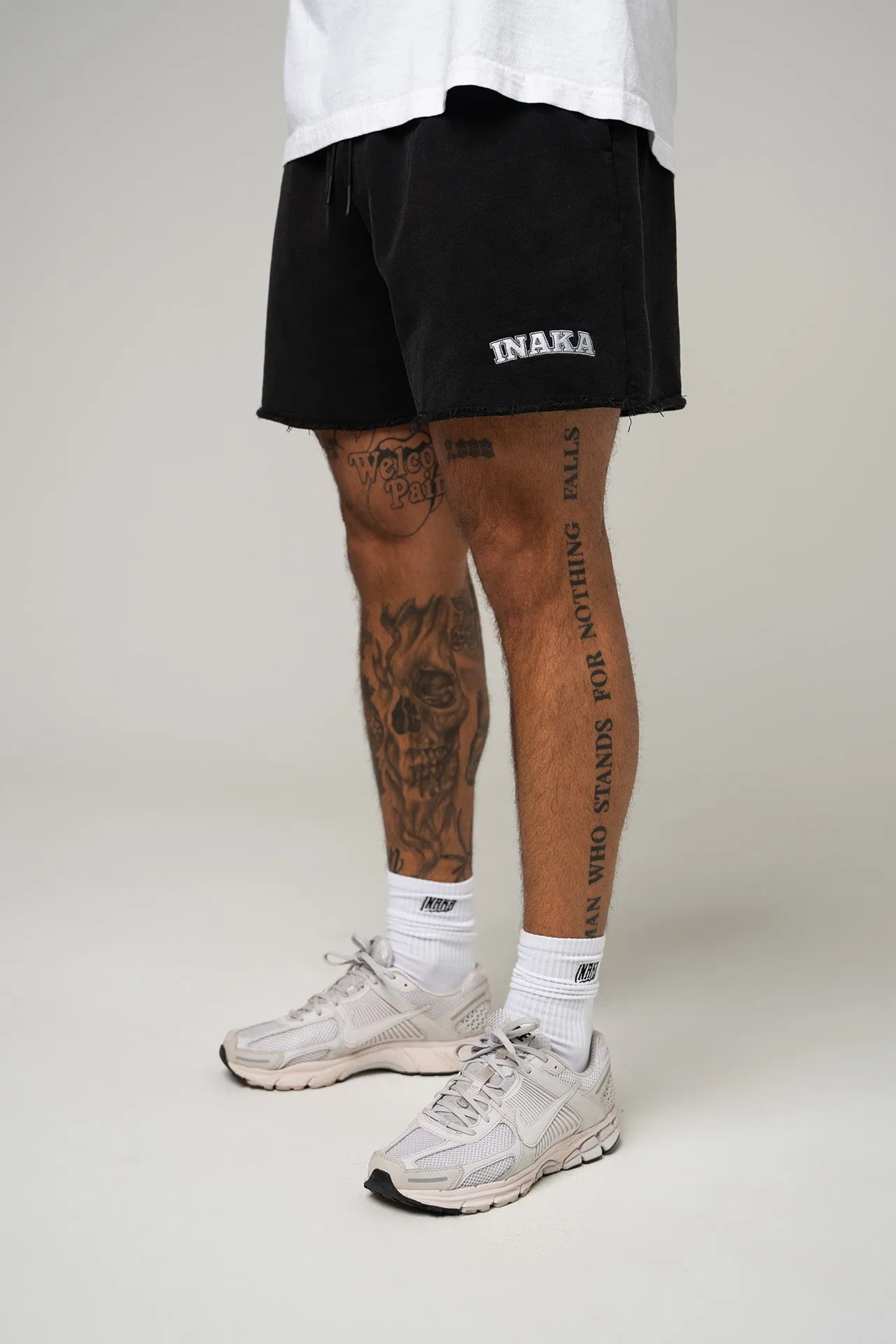 MEN'S FLEECE SHORTS - BLACK sold by Inaka power