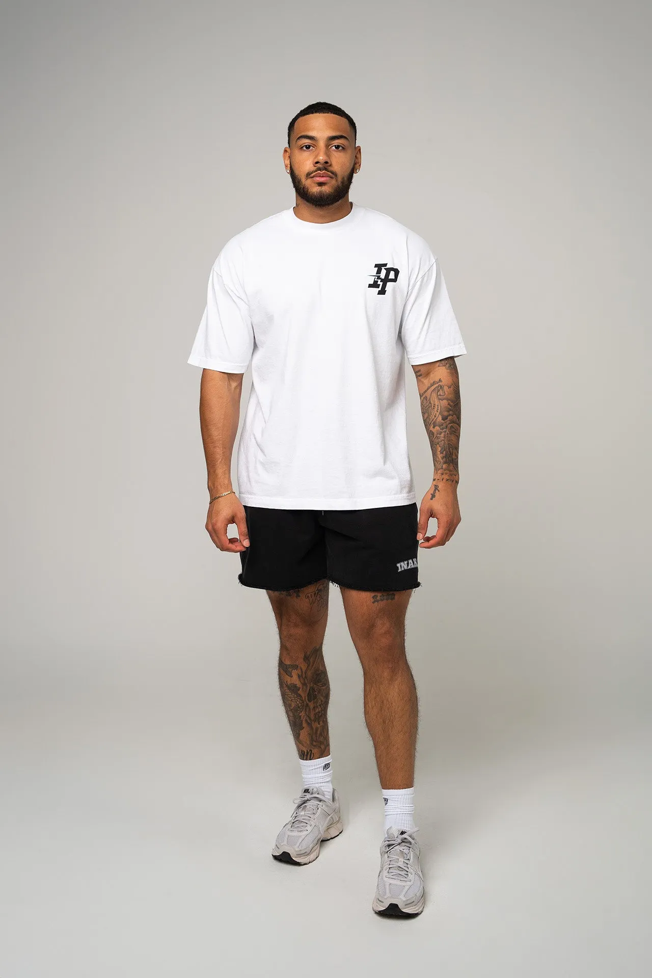 MEN'S FLEECE SHORTS - BLACK sold by Inaka power product image thumbnail 3