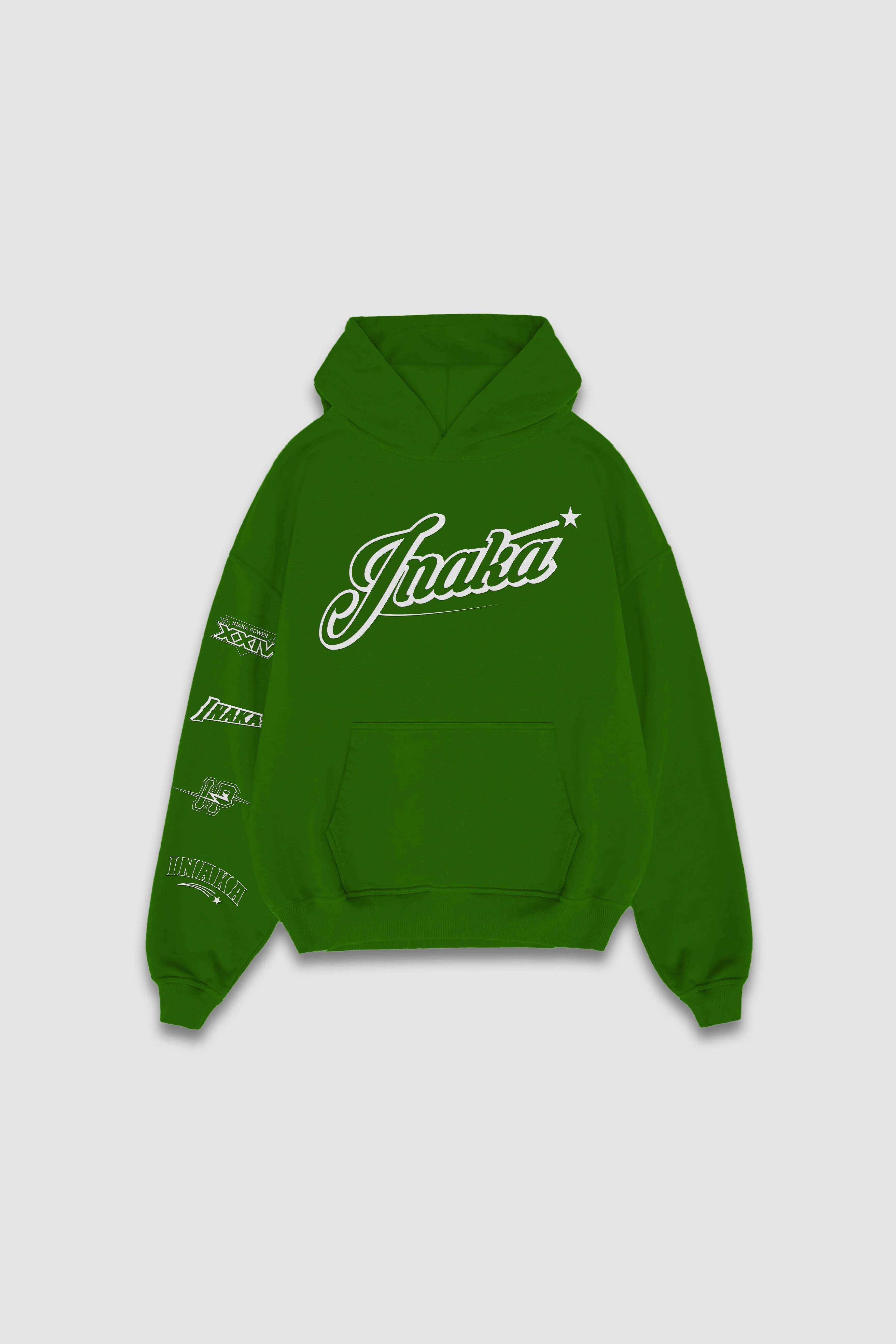 INAKA LEAGUE HOODIE - GREEN sold by Inaka power