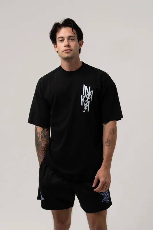 Monochrome Tee Black sold by Inaka power