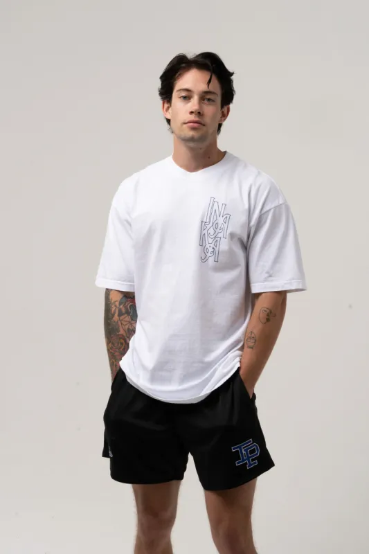 Monochrome Tee White sold by Inaka power