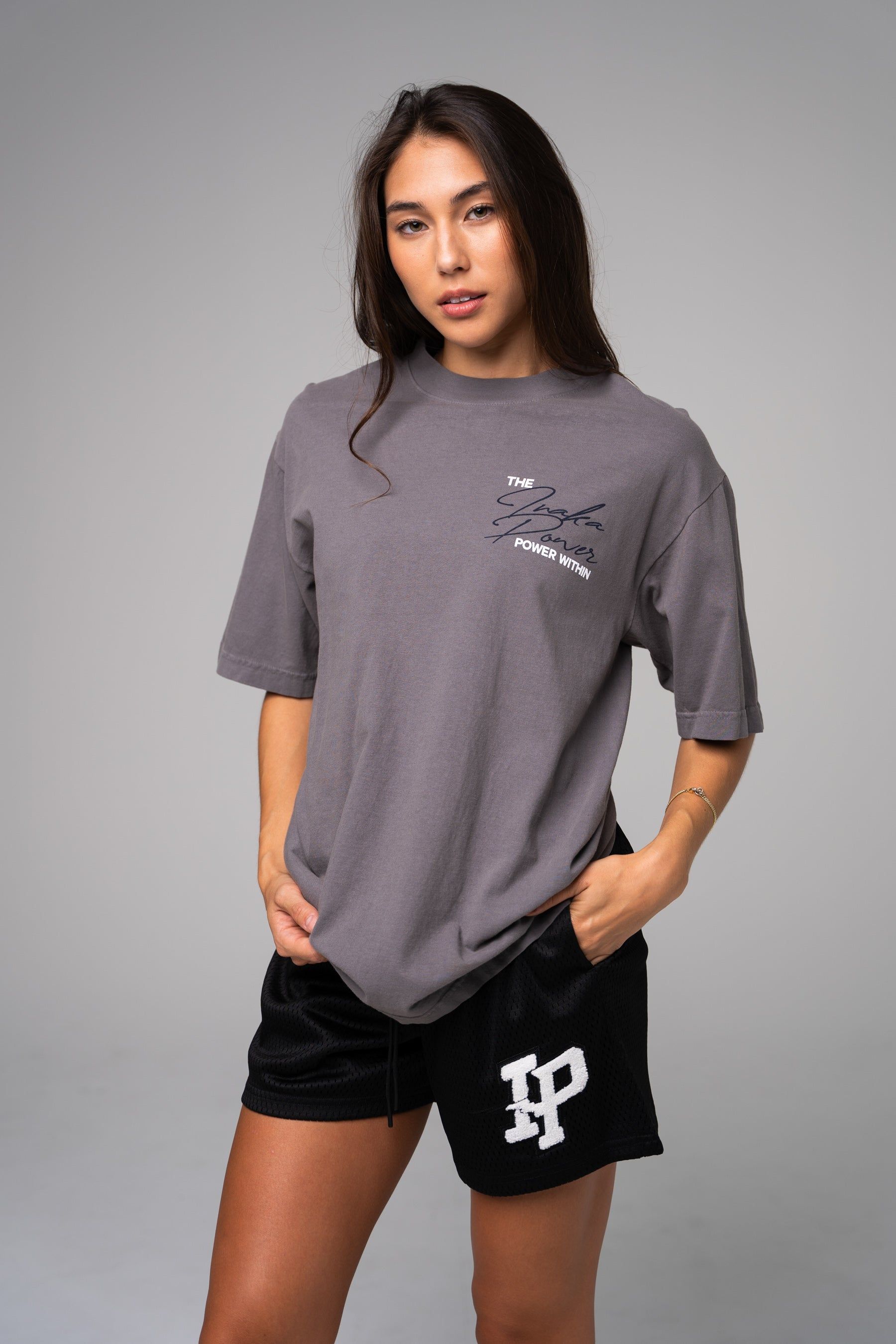 IP Emblem Tee - Charcoal sold by Inaka power product image thumbnail 3