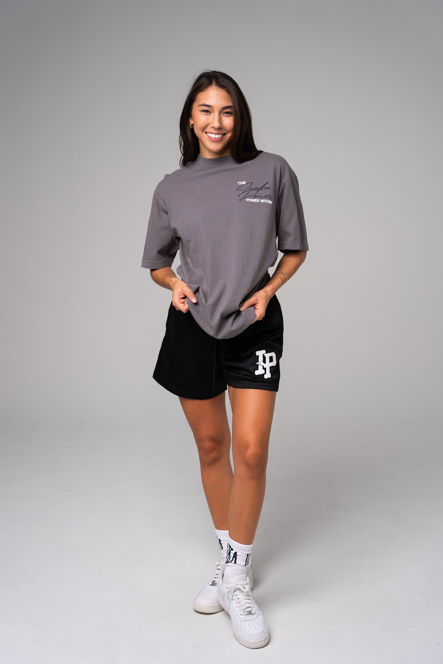 IP Emblem Tee - Charcoal sold by Inaka power product image thumbnail 2