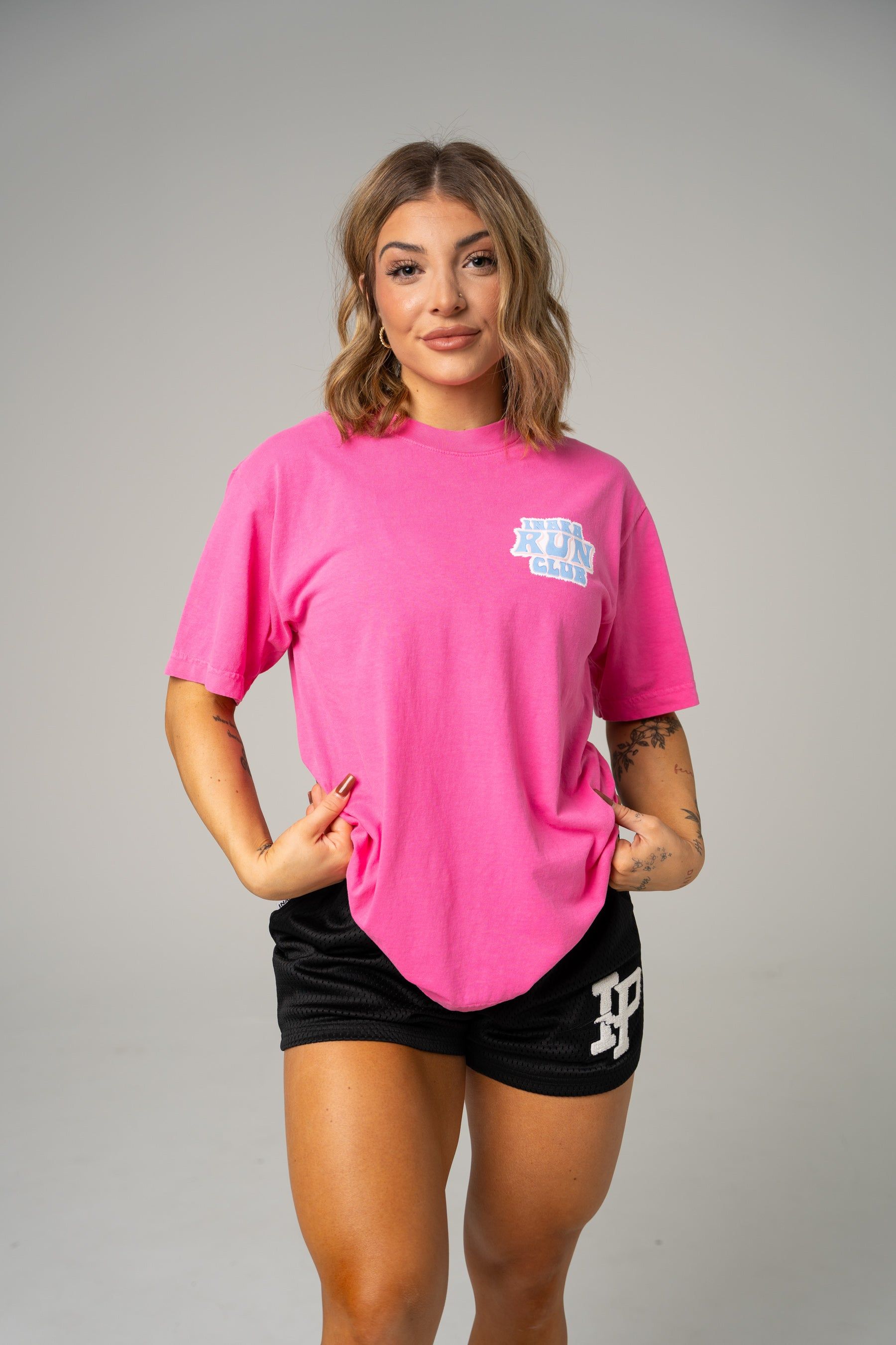 '70s Run Club Tee - Pink Carnation sold by Inaka power product image thumbnail 4