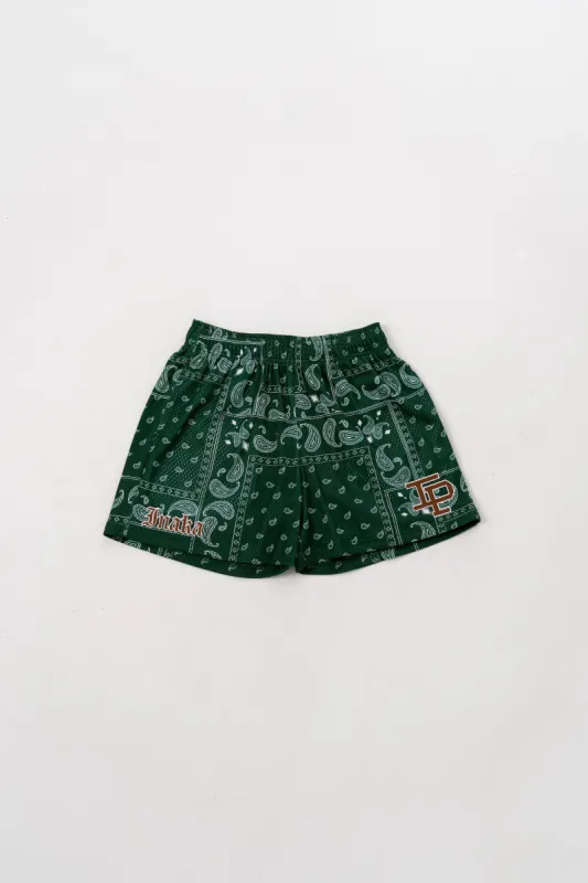 Paisley V2 Shorts - Forester sold by Inaka power
