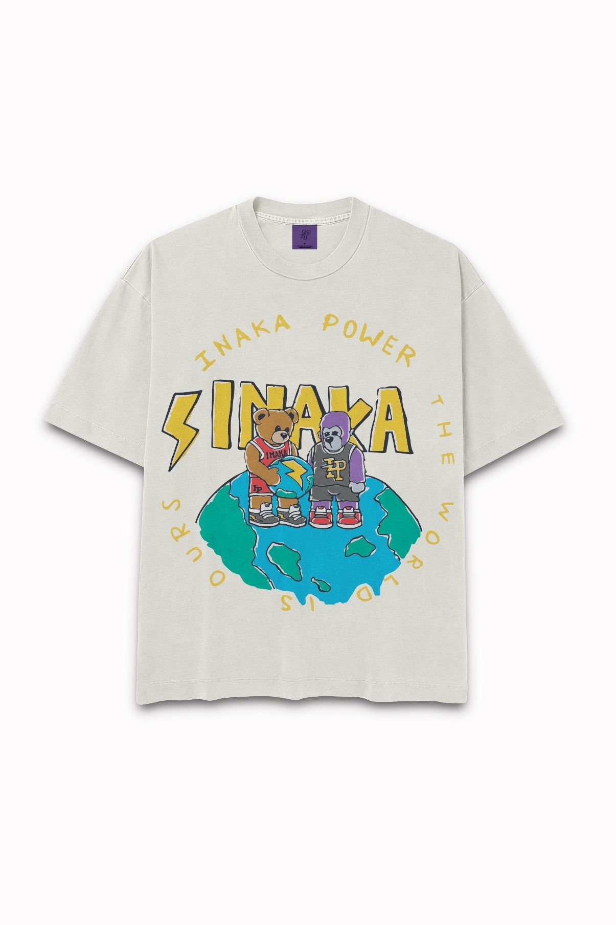 INAKA Planet Tee - Cream sold by Inaka power