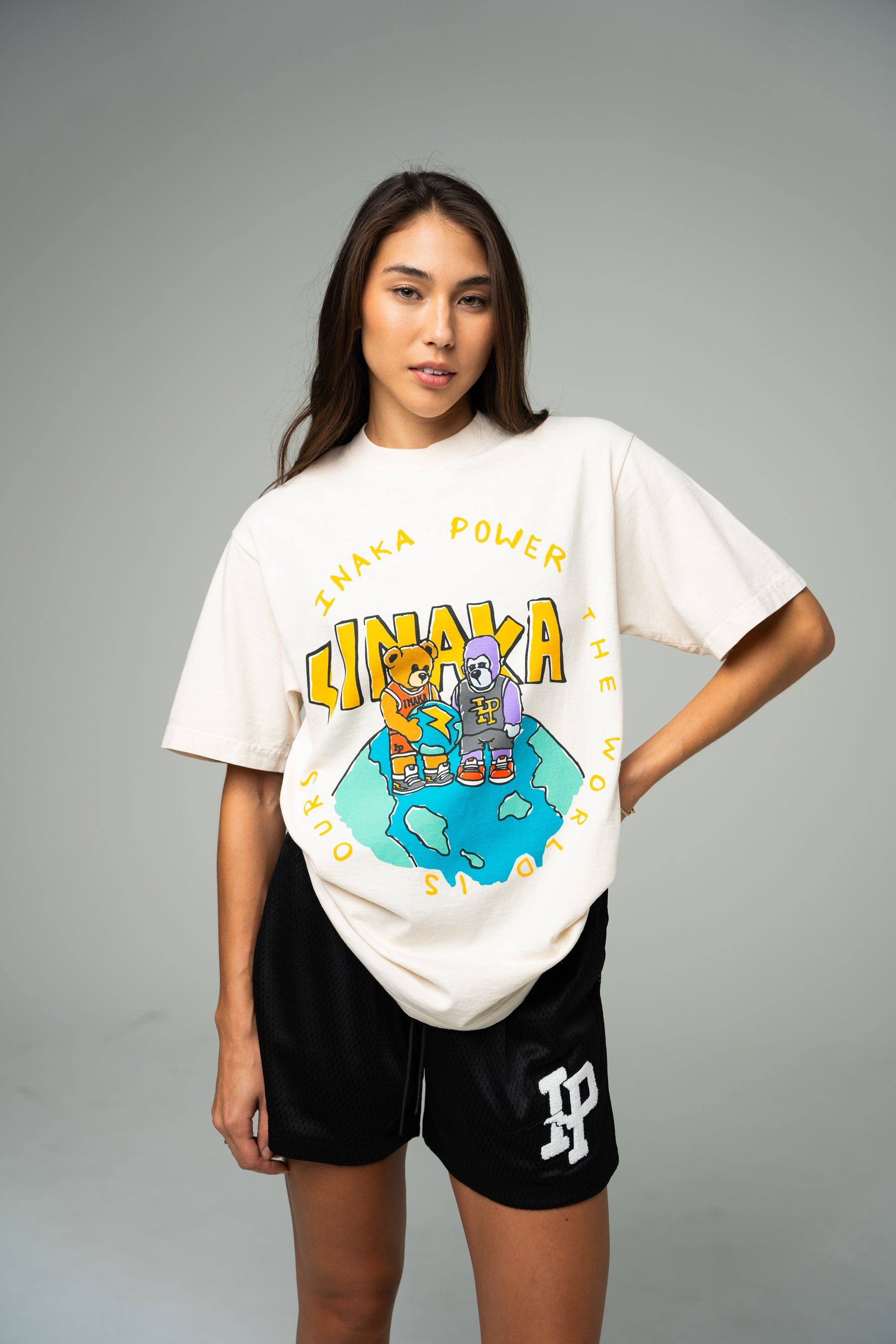 INAKA Planet Tee - Cream sold by Inaka power product image thumbnail 4