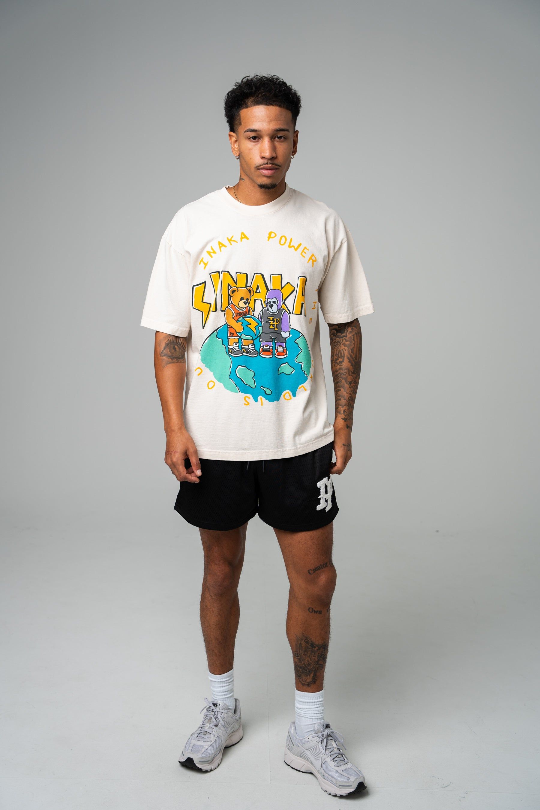INAKA Planet Tee - Cream sold by Inaka power product image thumbnail 3