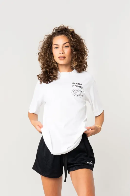 Inaka Worldwide Tee - White sold by Inaka power