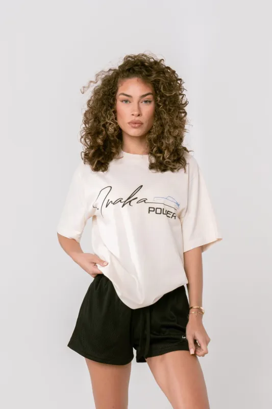 Pit Crew Tee - Cream sold by Inaka power