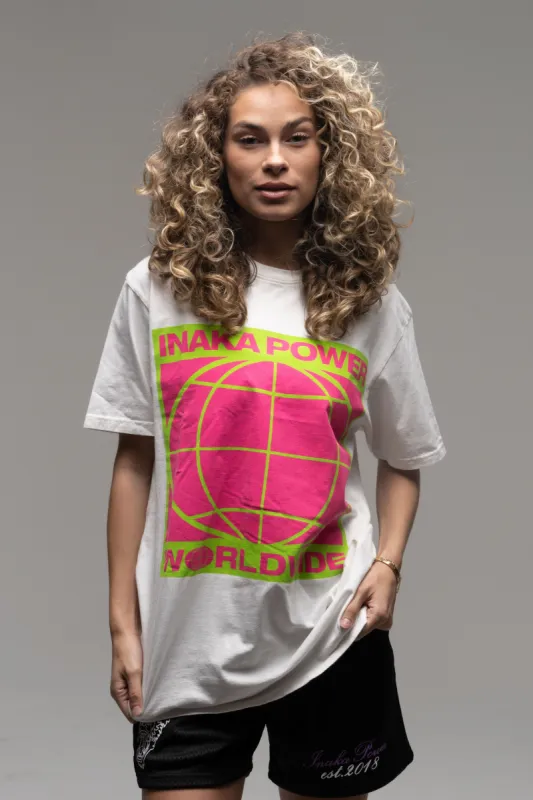 Worldwide Tee - White sold by Inaka power