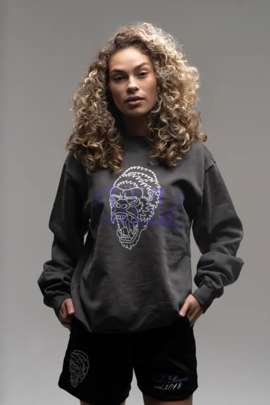 Gorilla Crewneck - Vintage Grey sold by Inaka power