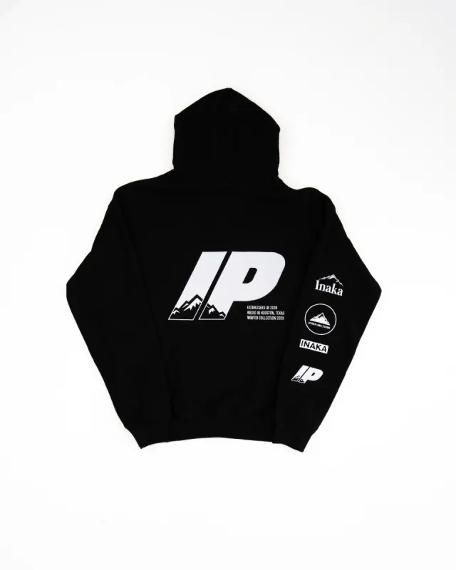 Exhibit Hoodie - Jet Black made by Inaka power