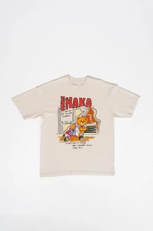 Football Teddy Tee - Tan sold by Inaka power