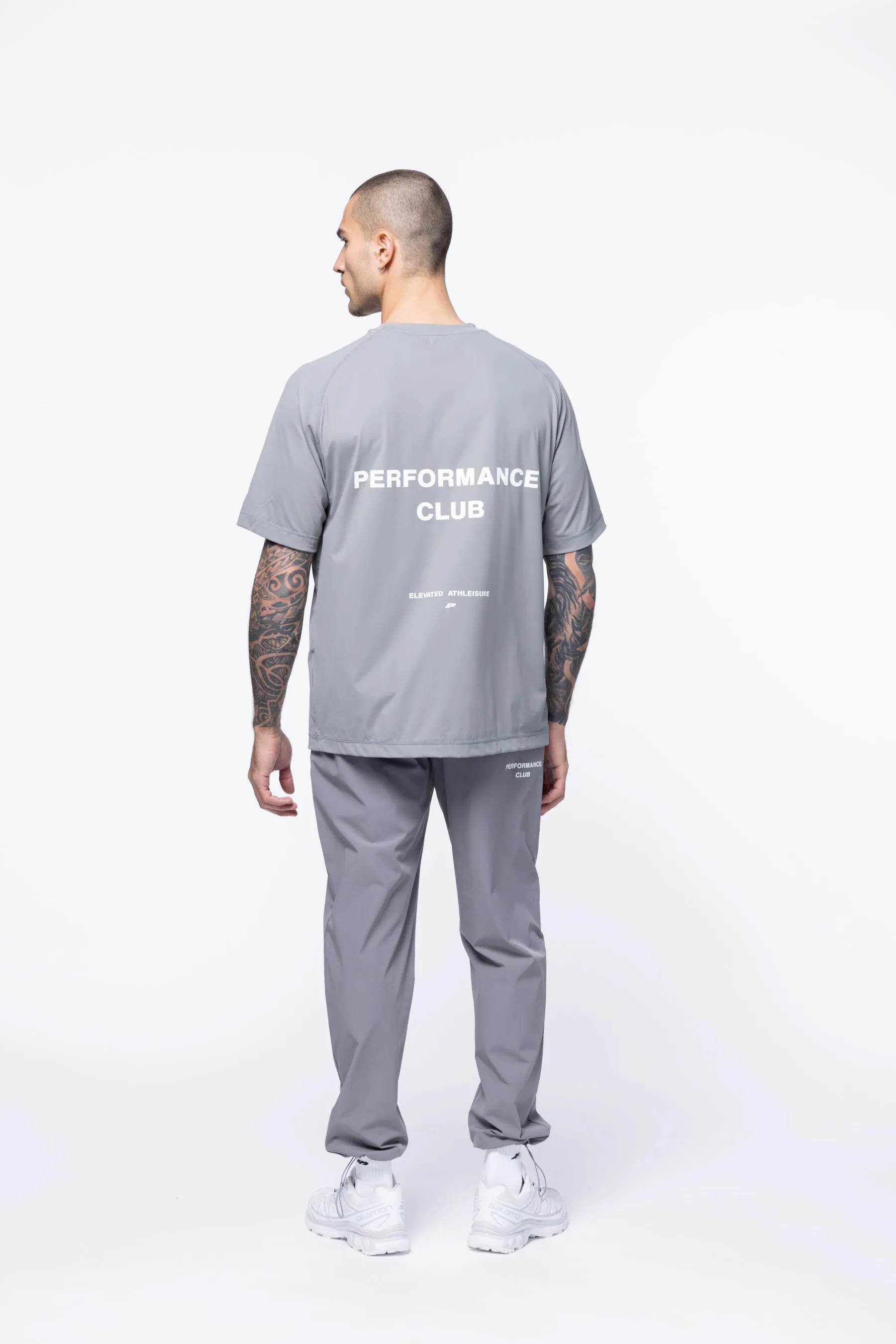 PERFORMANCE CLUB TEE - GREY sold by Inaka power product image thumbnail 3