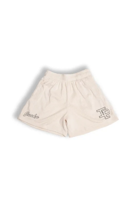 Cream Basic Shorts sold by Inaka power