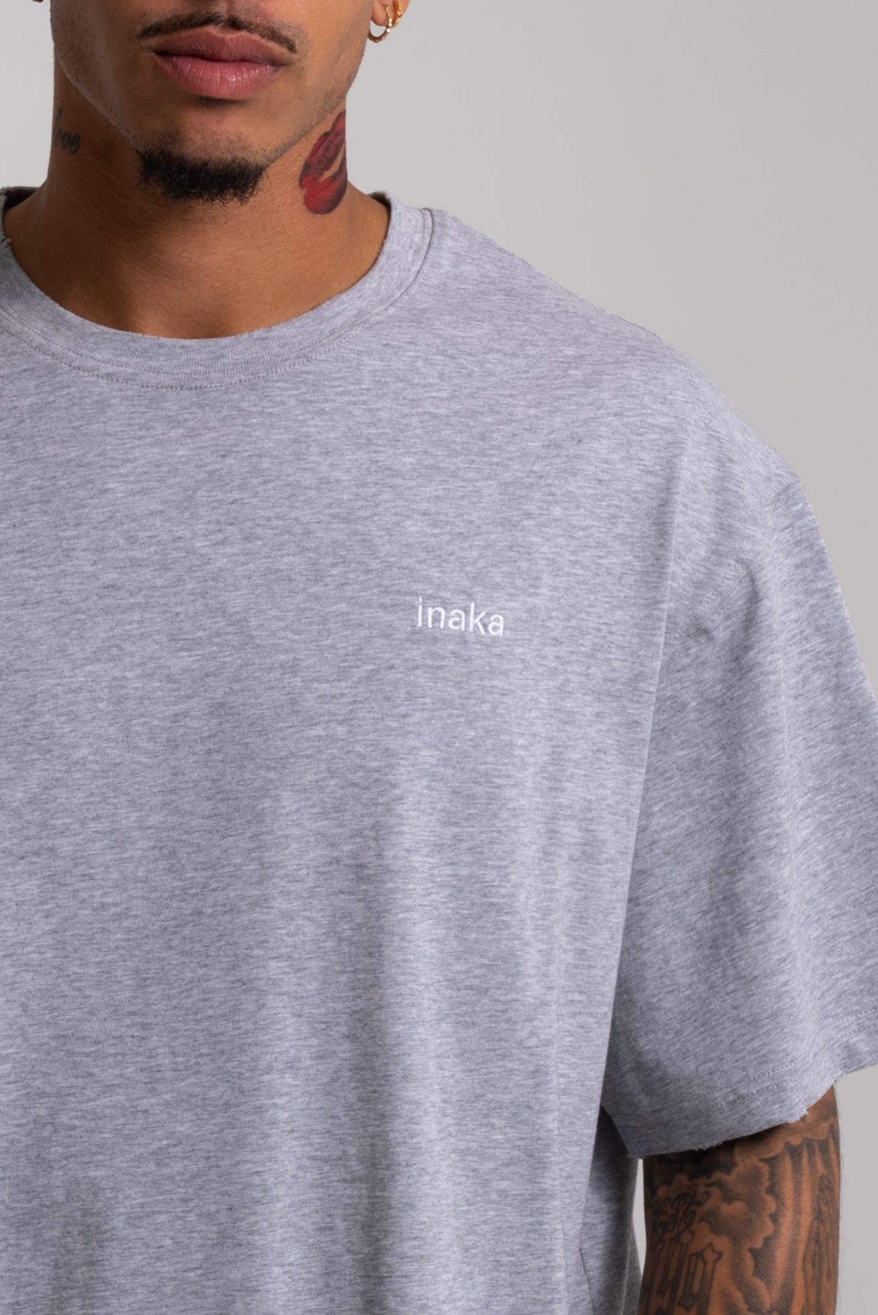 BASICS DISTRESSED TEE - STONE sold by Inaka power product image thumbnail 3