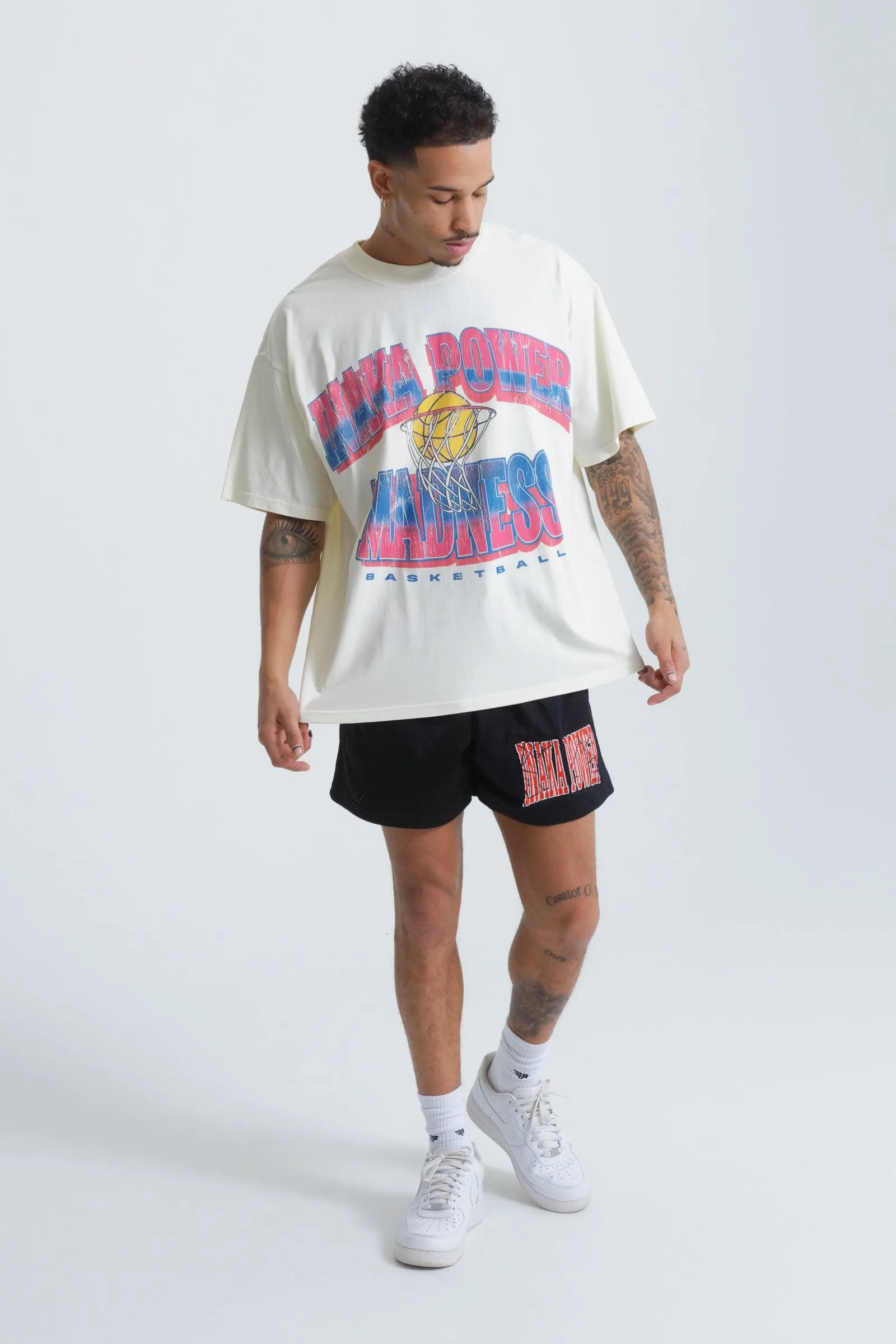 INAKA MADNESS TEE - CREAM sold by Inaka power product image thumbnail 3