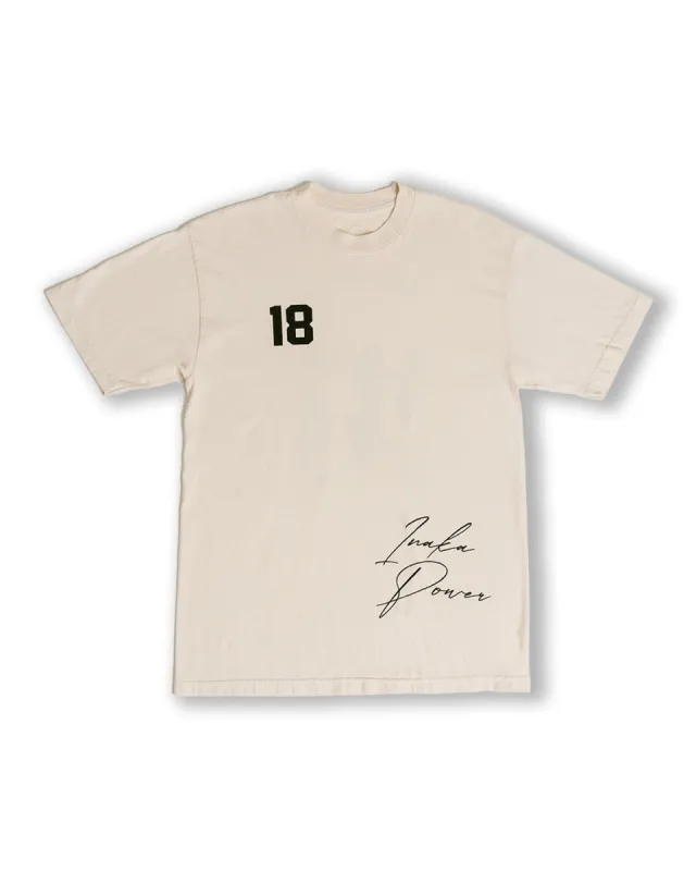 '18 Tee - Cream sold by Inaka power