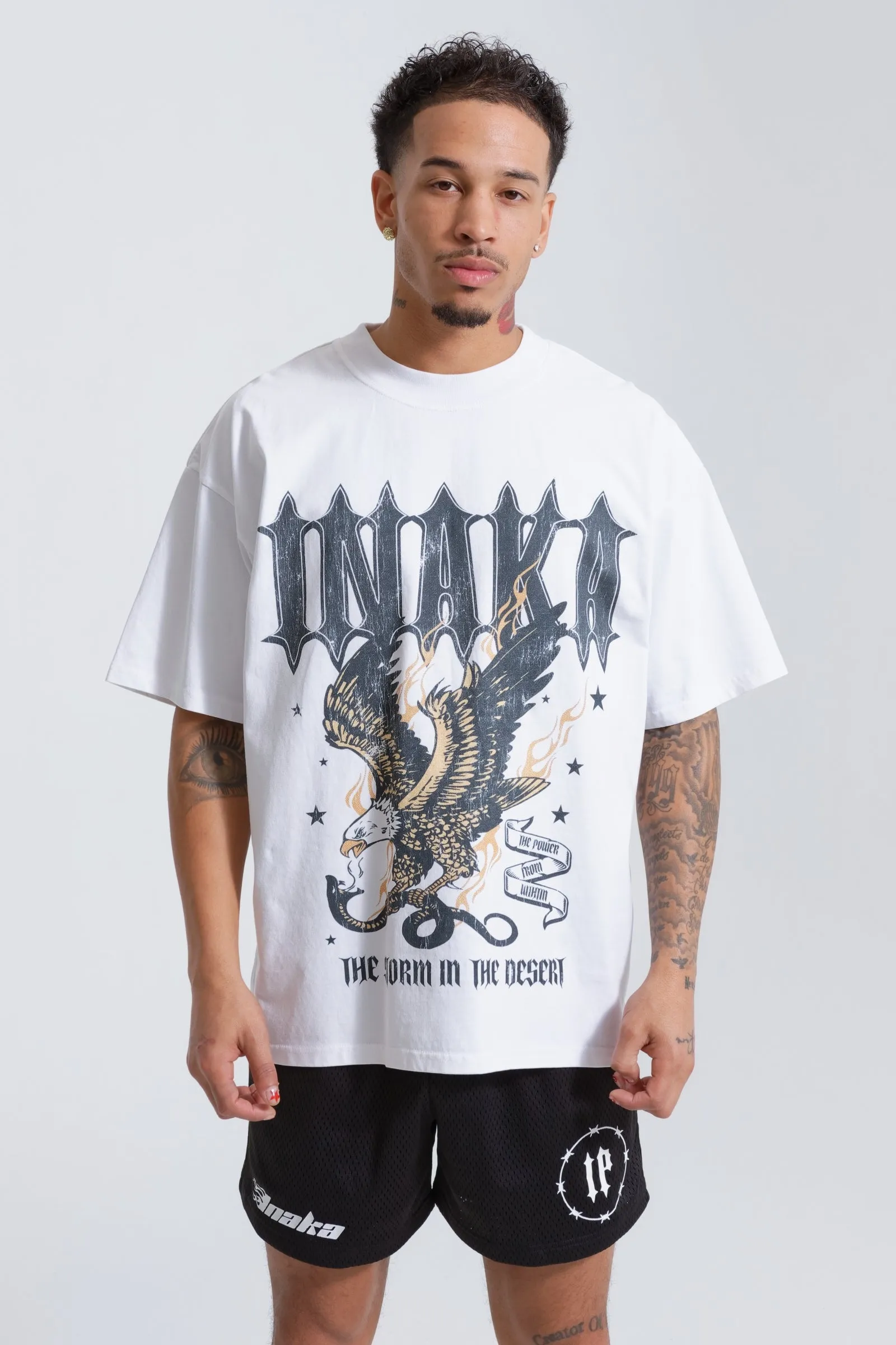 SKYRIDER TEE - WHITE sold by Inaka power product image thumbnail 3