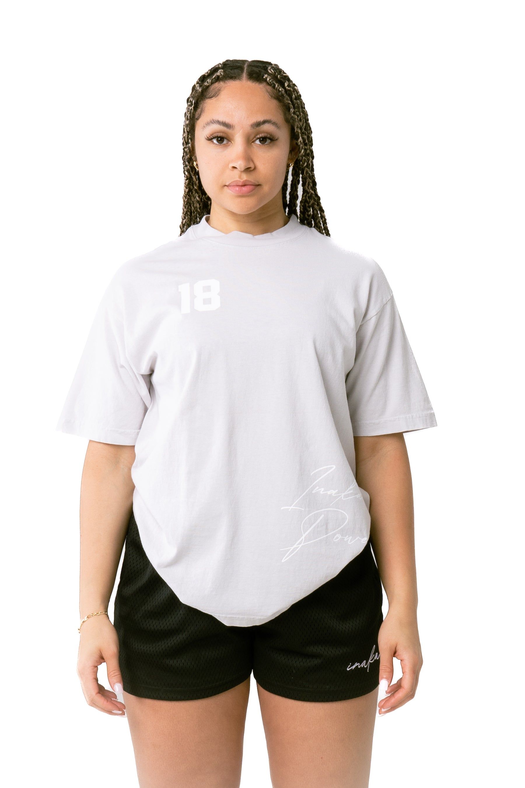 '18 Tee - Light Grey sold by Inaka power product image thumbnail 9