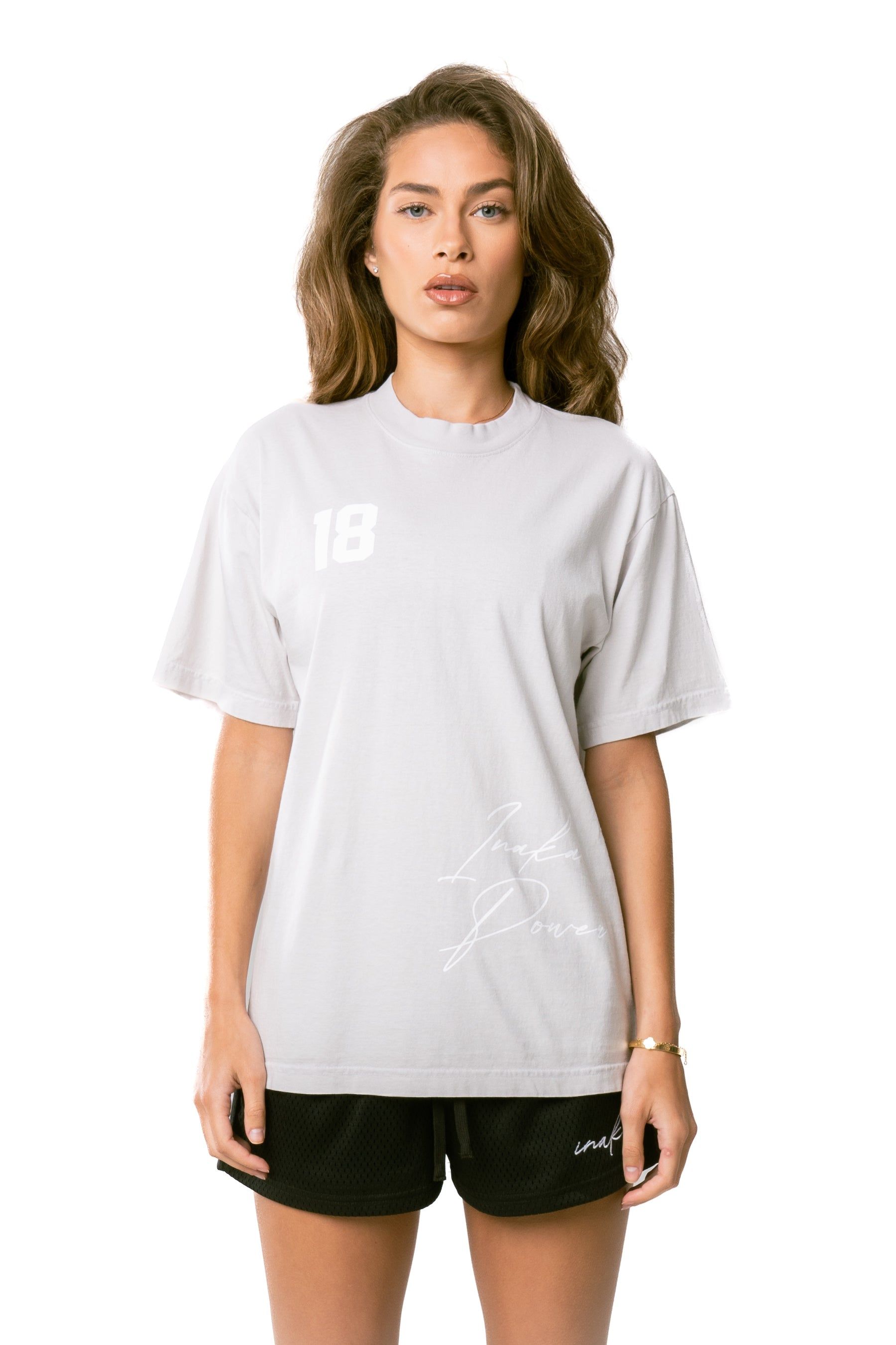 '18 Tee - Light Grey sold by Inaka power product image thumbnail 12