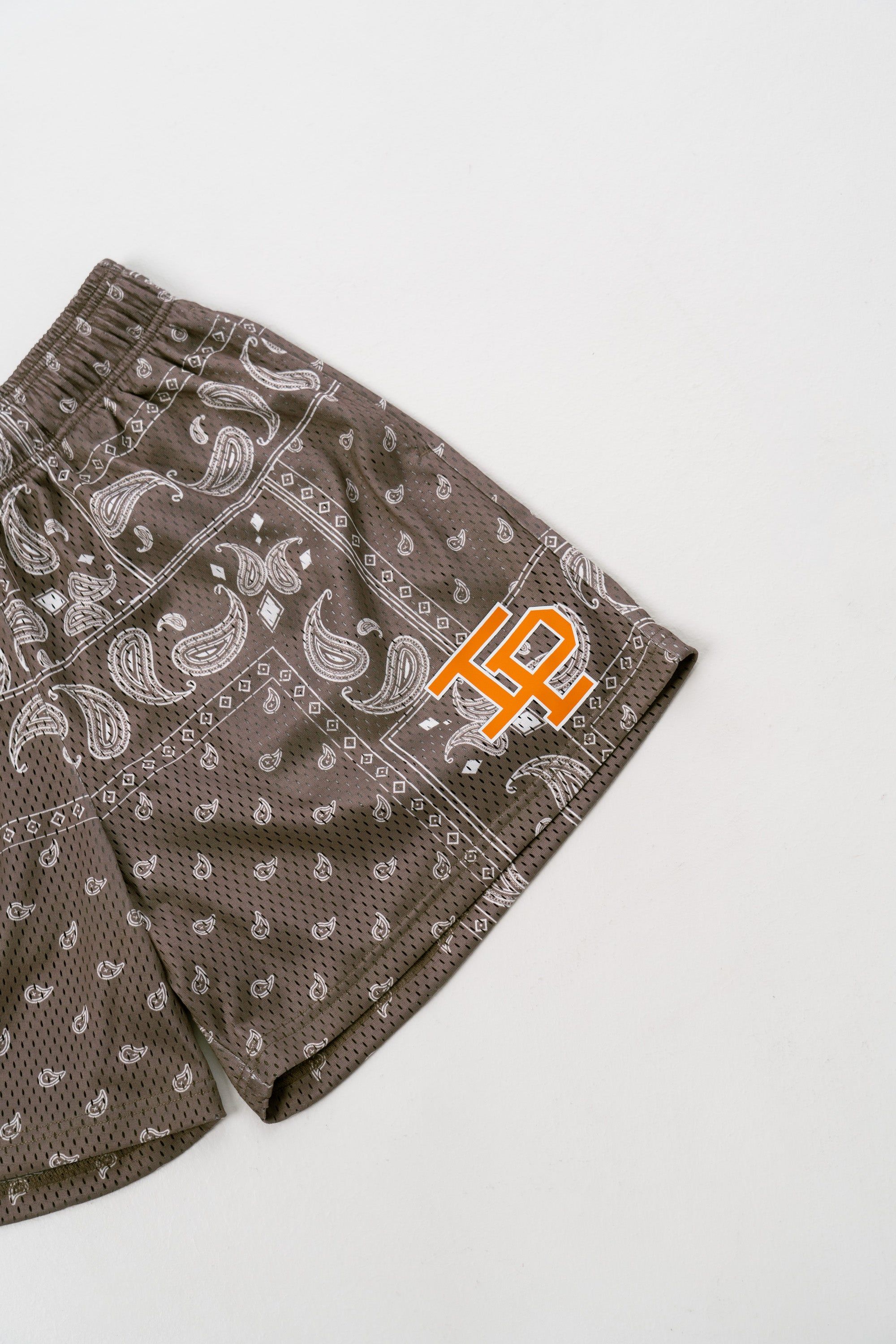 Paisley V2 Shorts - Taupe sold by Inaka power product image thumbnail 3