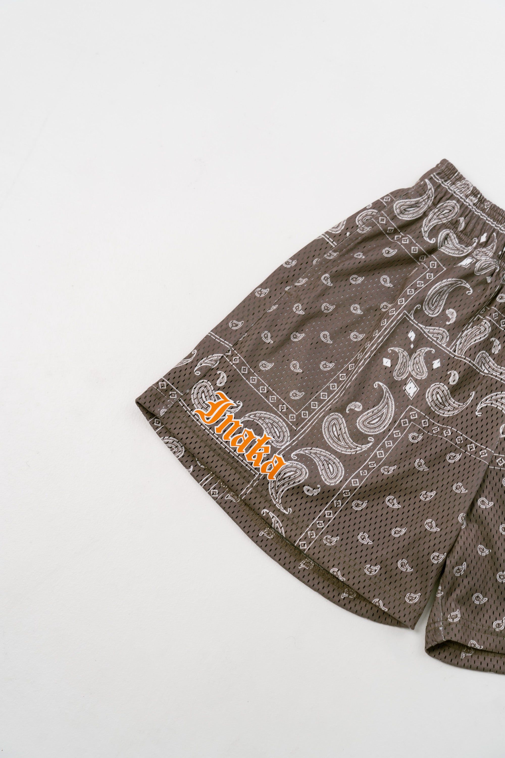 Paisley V2 Shorts - Taupe sold by Inaka power product image thumbnail 2