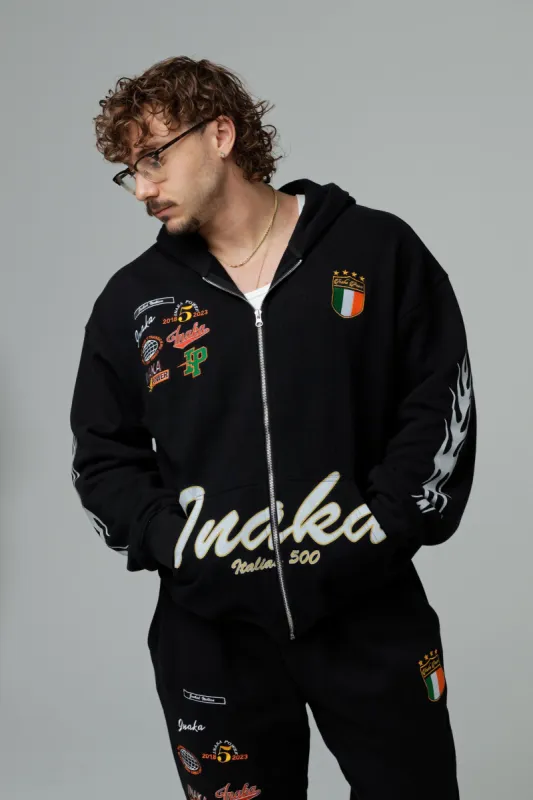 Italian Racing Jacket - Black sold by Inaka power