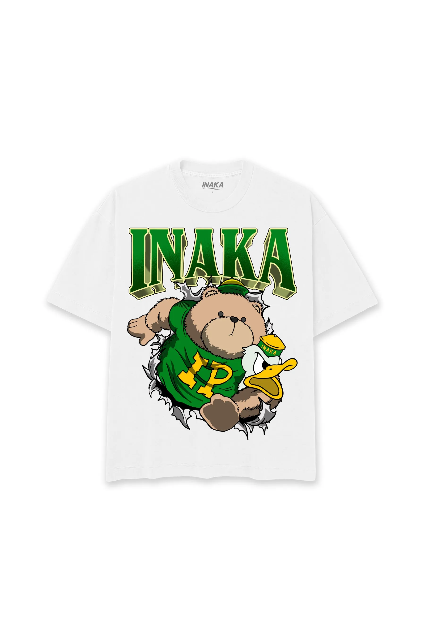INAKA DUCK FEVER TEDDY - WHITE sold by Inaka power