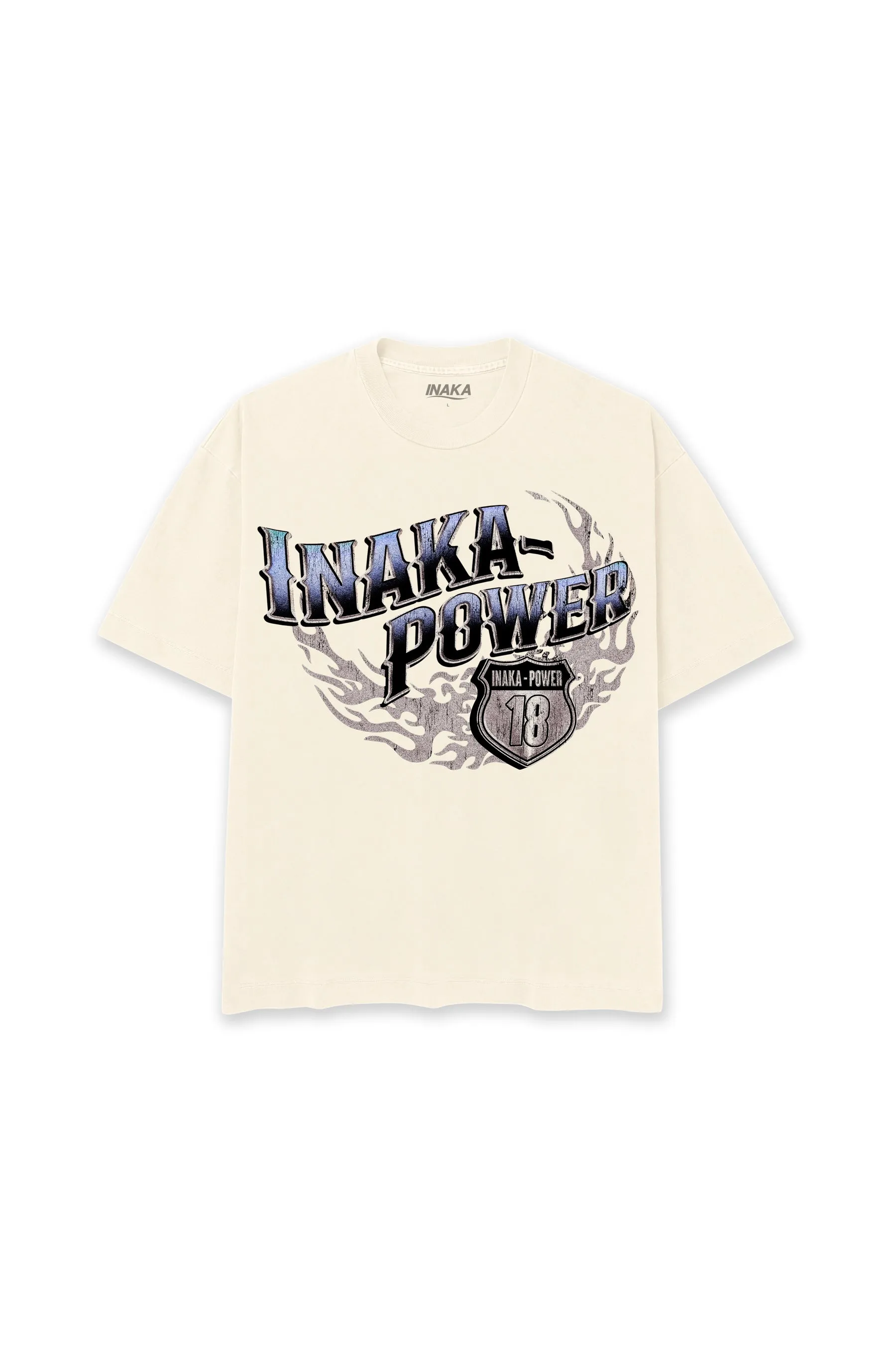INAKA RADIANT FLAME TEE - CREAM sold by Inaka power