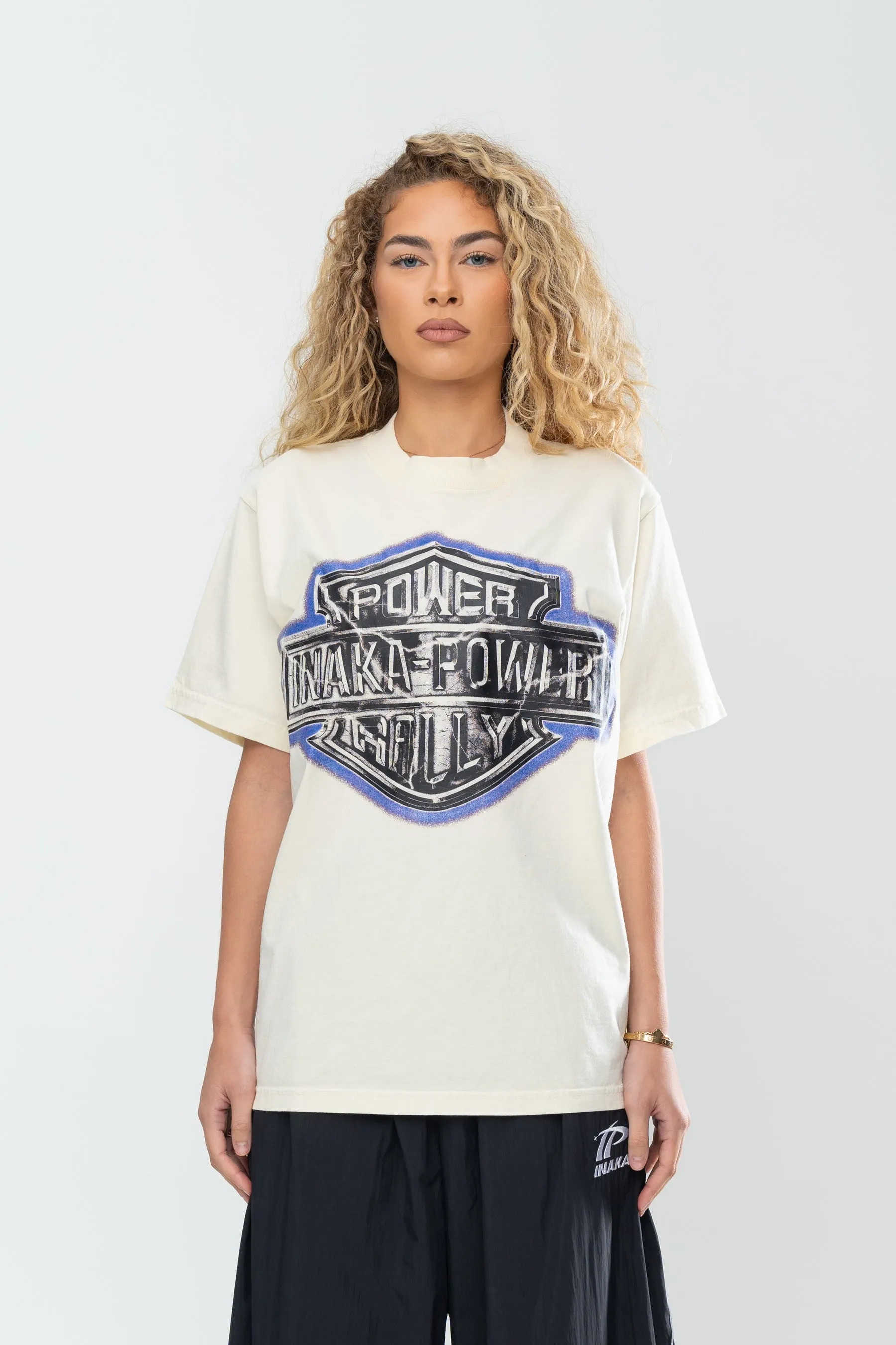 INAKA POWER RALLY TEE - CREAM sold by Inaka power product image thumbnail 3