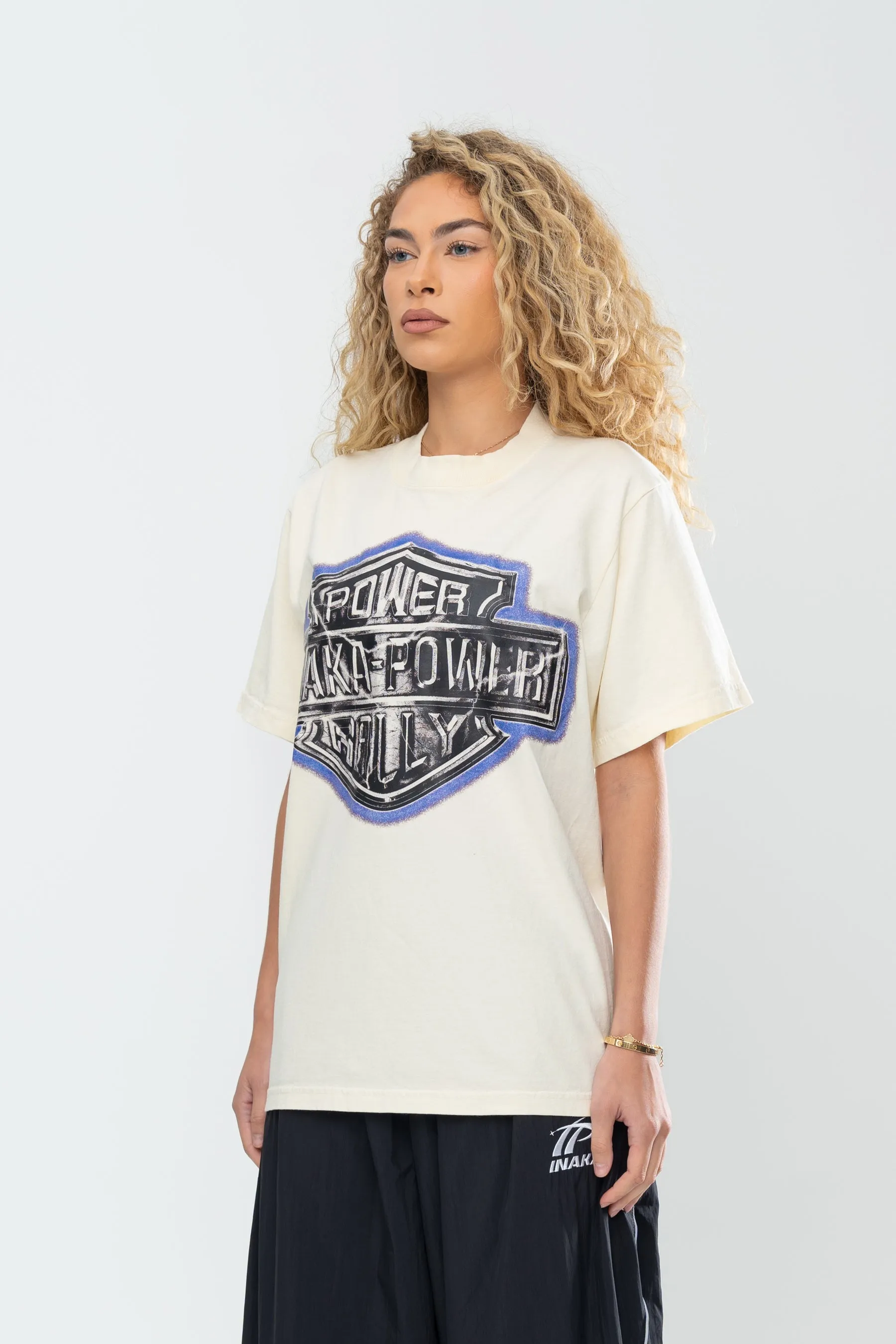 INAKA POWER RALLY TEE - CREAM sold by Inaka power product image thumbnail 5