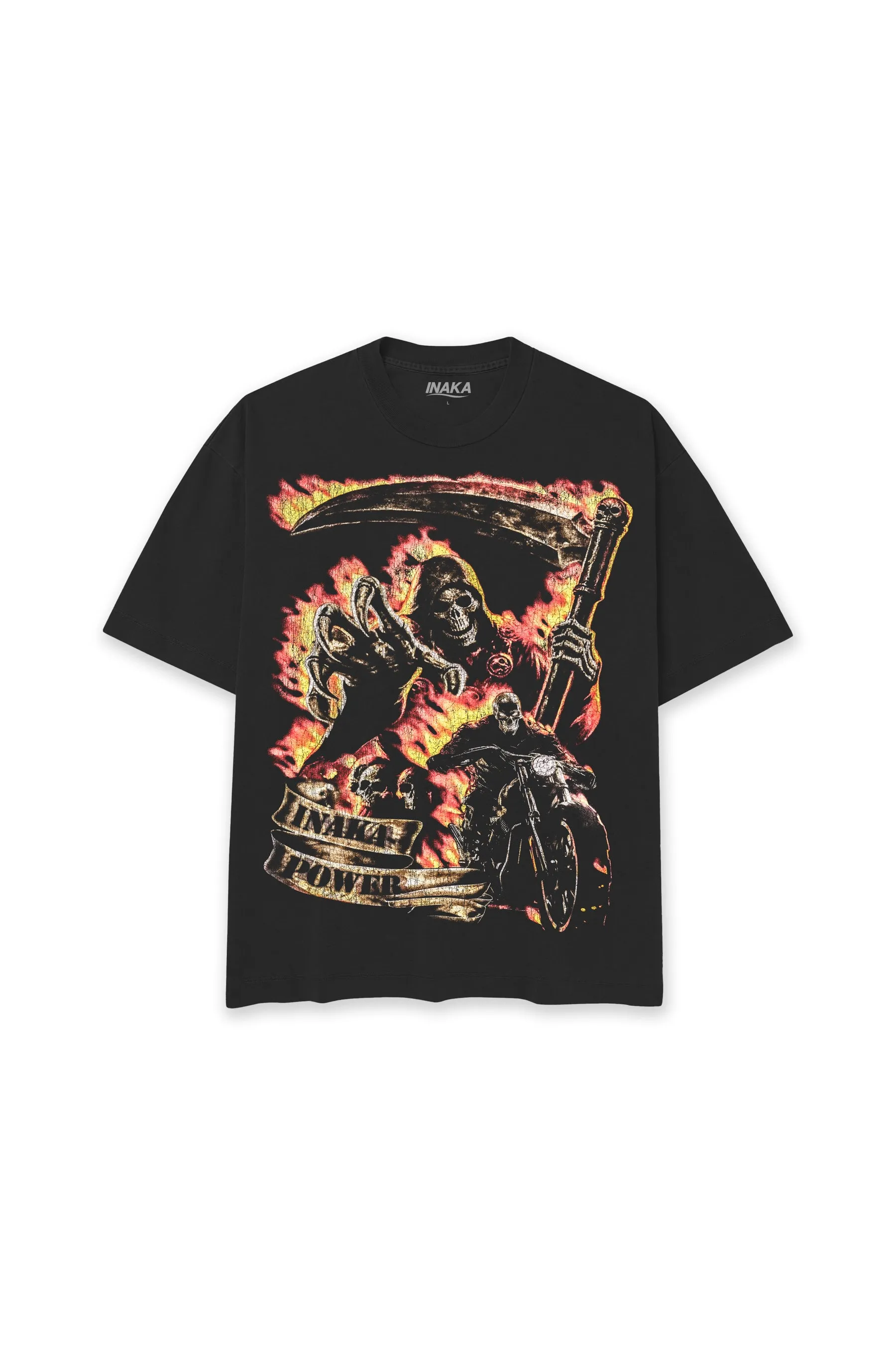 INAKA ROAD REAPER TEE - BLACK sold by Inaka power