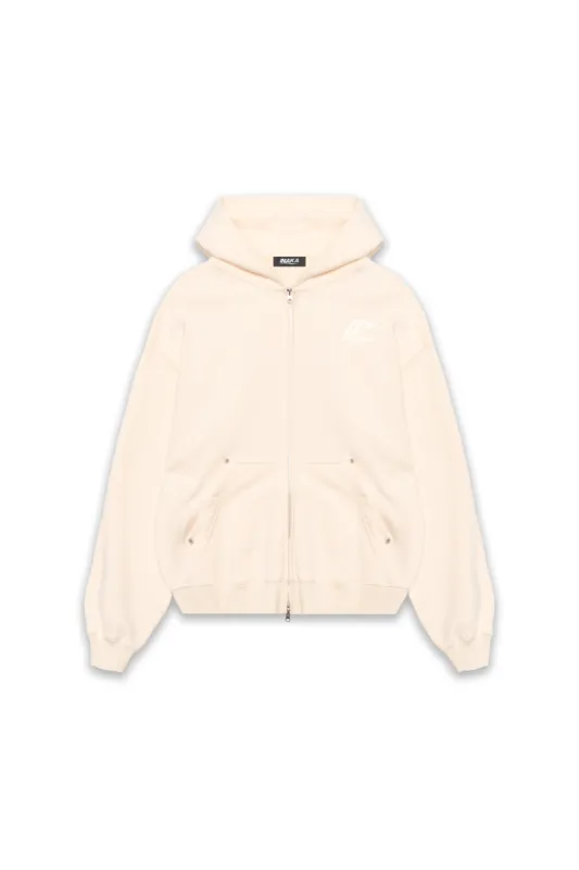 SPORTSWEAR DOUBLE ZIP HOODIE - BEIGE sold by Inaka power