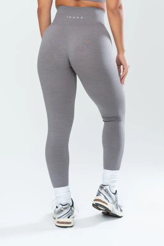 STELLA SEAMLESS LEGGINGS - STEEL sold by Inaka power