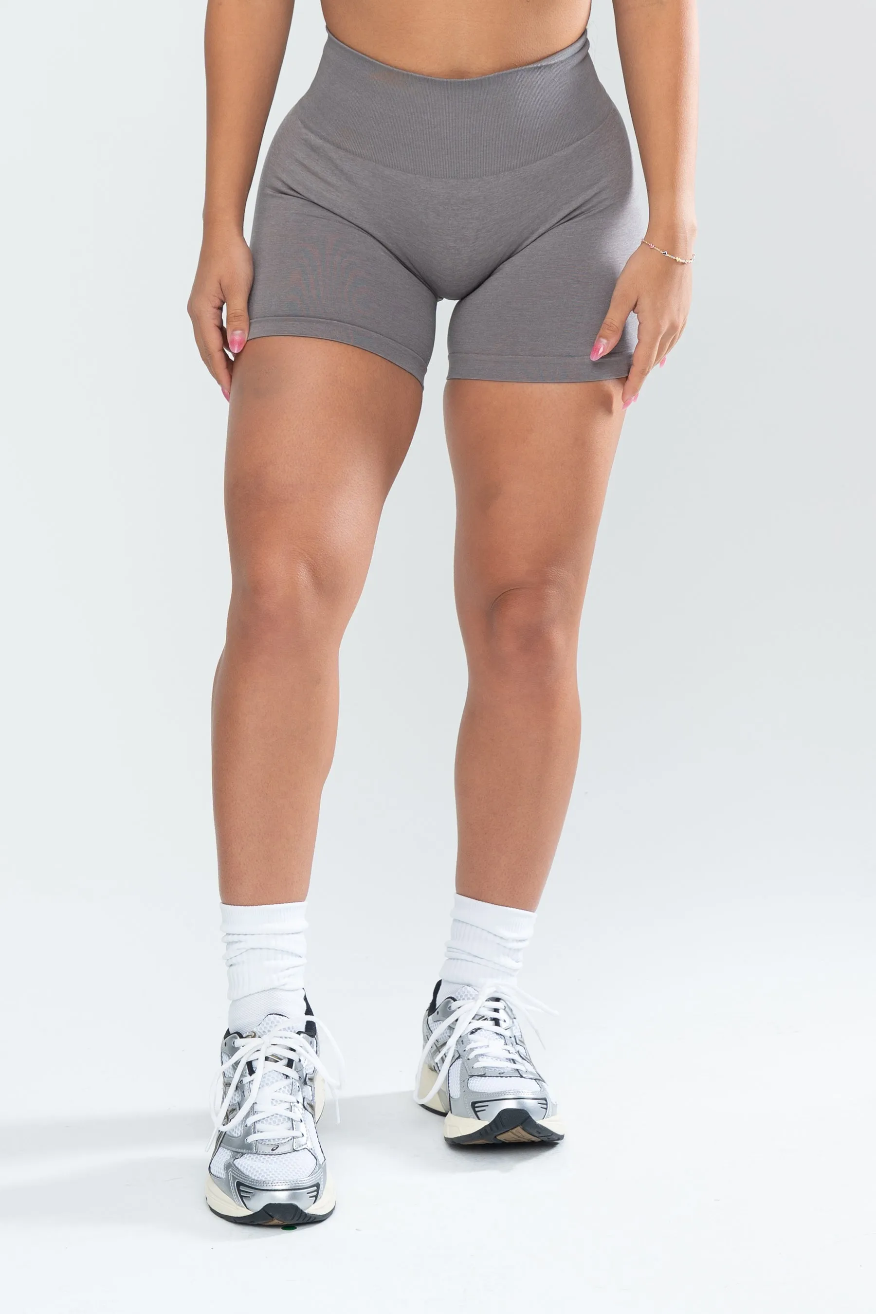 STELLA SEAMLESS SHORTS - STEEL sold by Inaka power product image thumbnail 2