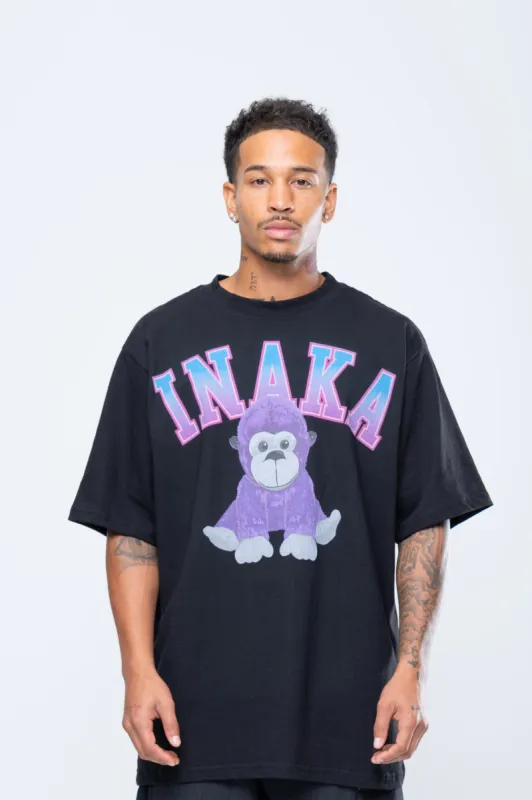 GORILLA MASCOT TEE - BLACK sold by Inaka power