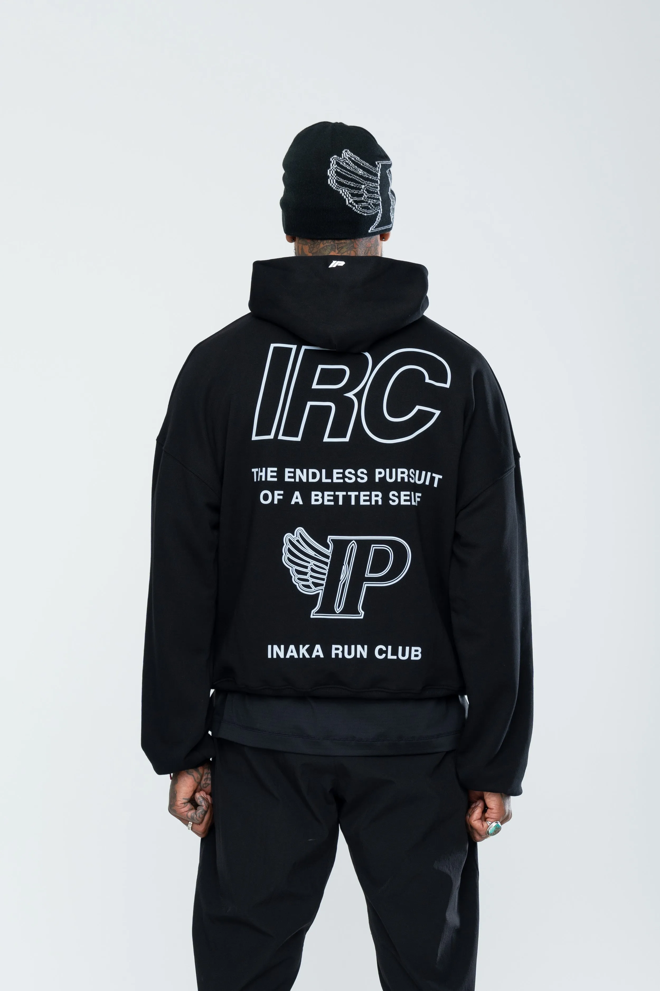 IRC TEAM HOODIE - BLACK sold by Inaka power product image thumbnail 2