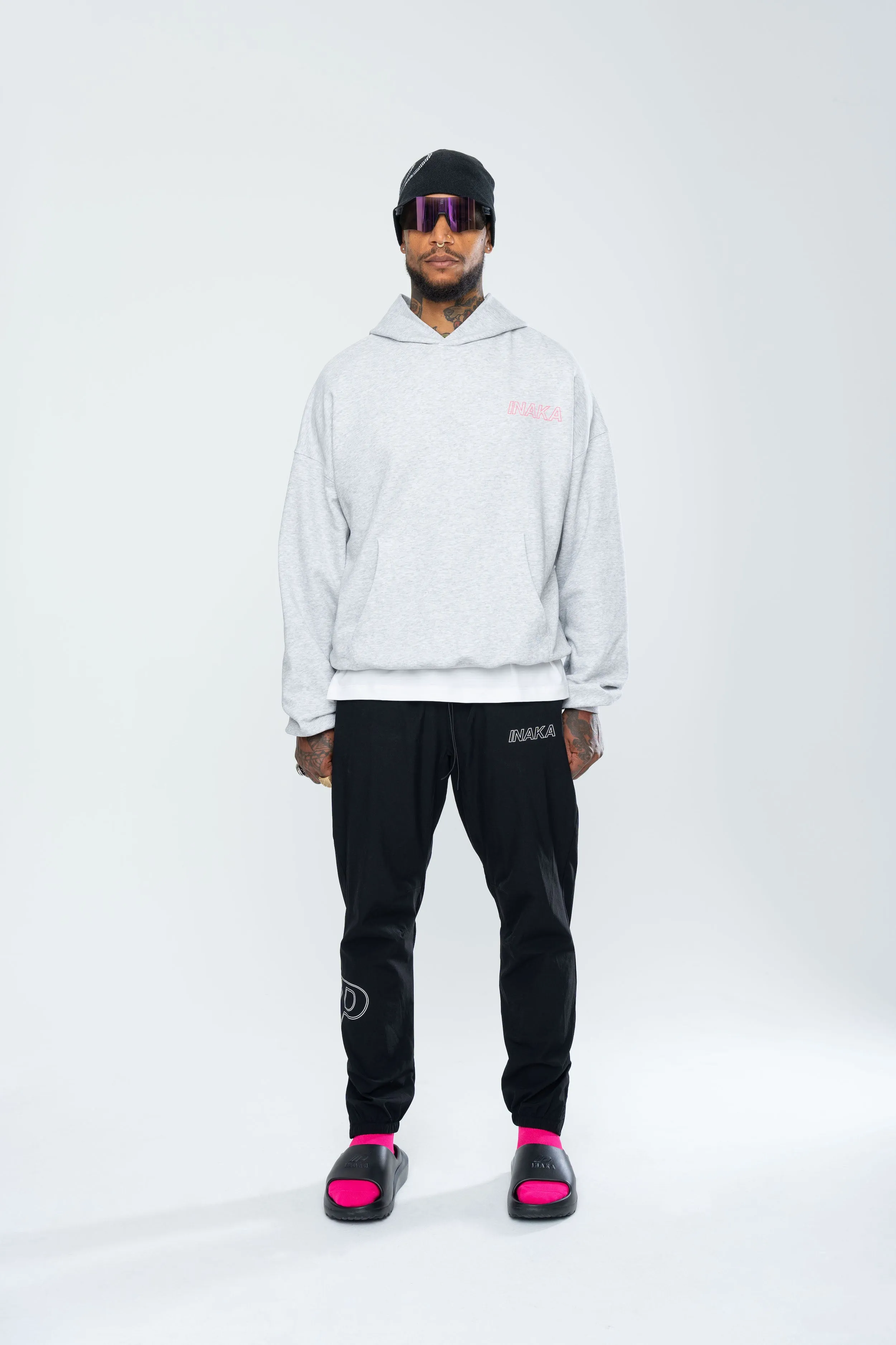 IRC TEAM HOODIE - GREY MARL sold by Inaka power product image thumbnail 3