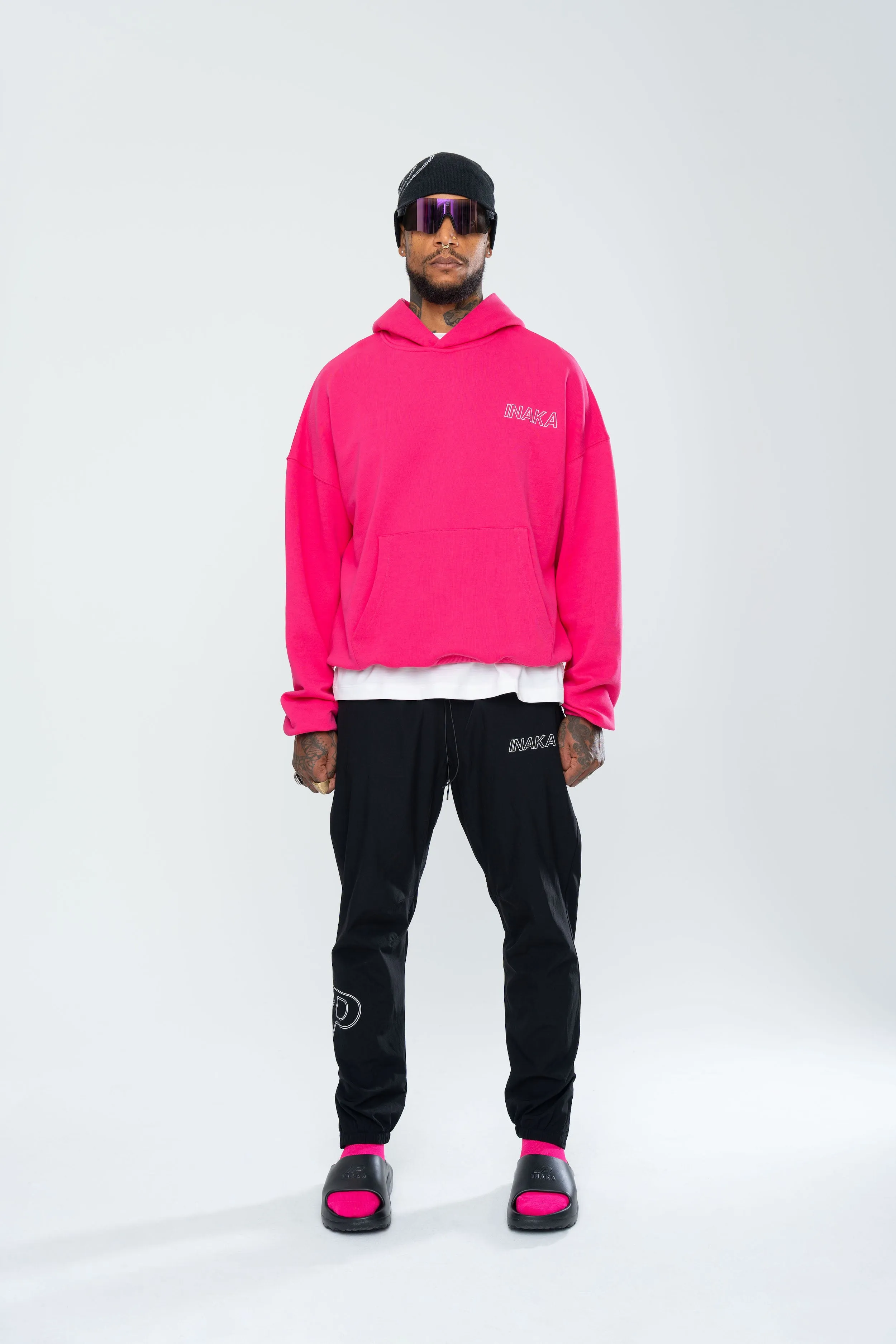 IRC TEAM HOODIE - ELECTRIC PINK sold by Inaka power product image thumbnail 3