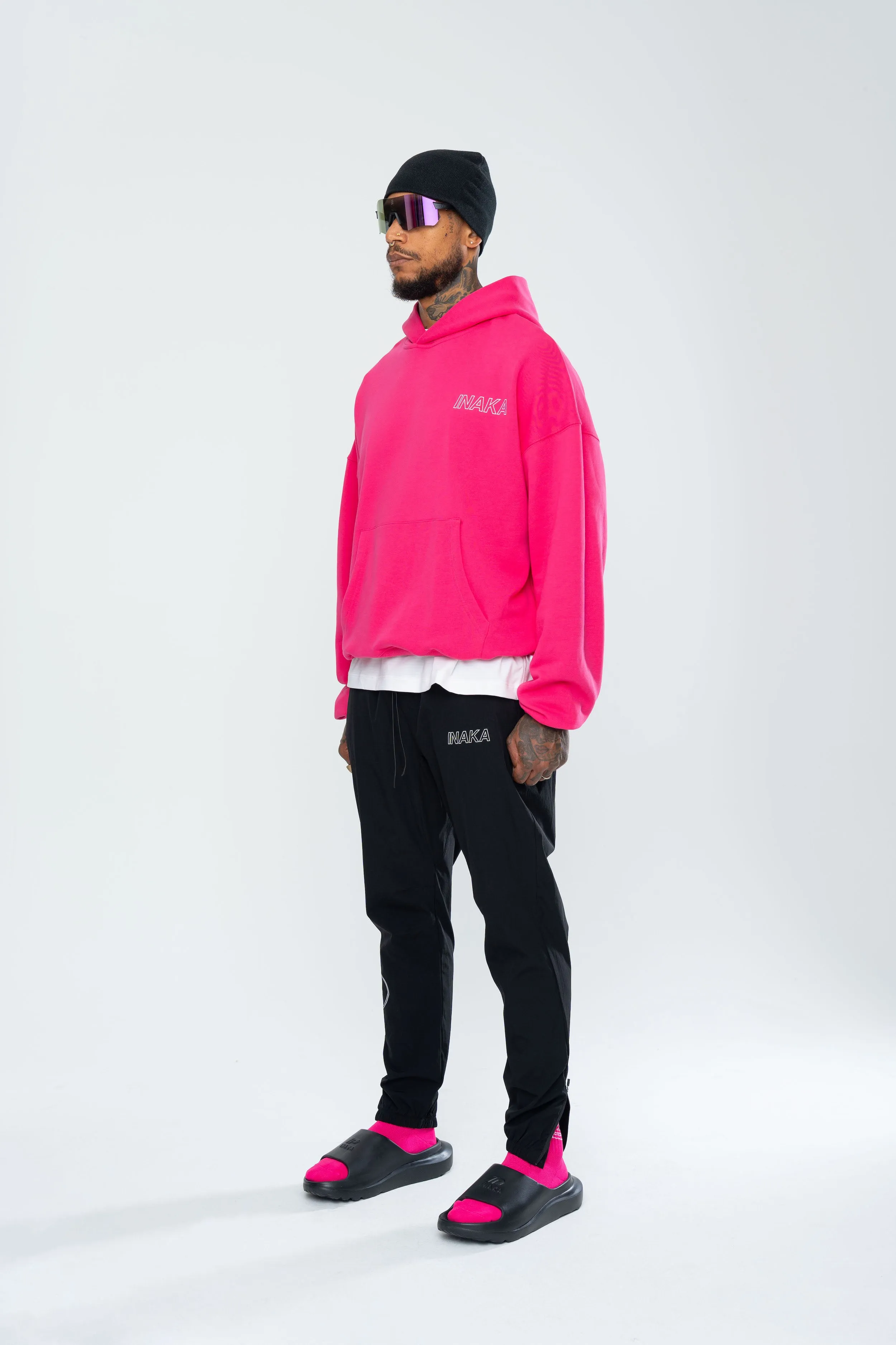IRC TEAM HOODIE - ELECTRIC PINK sold by Inaka power product image thumbnail 4
