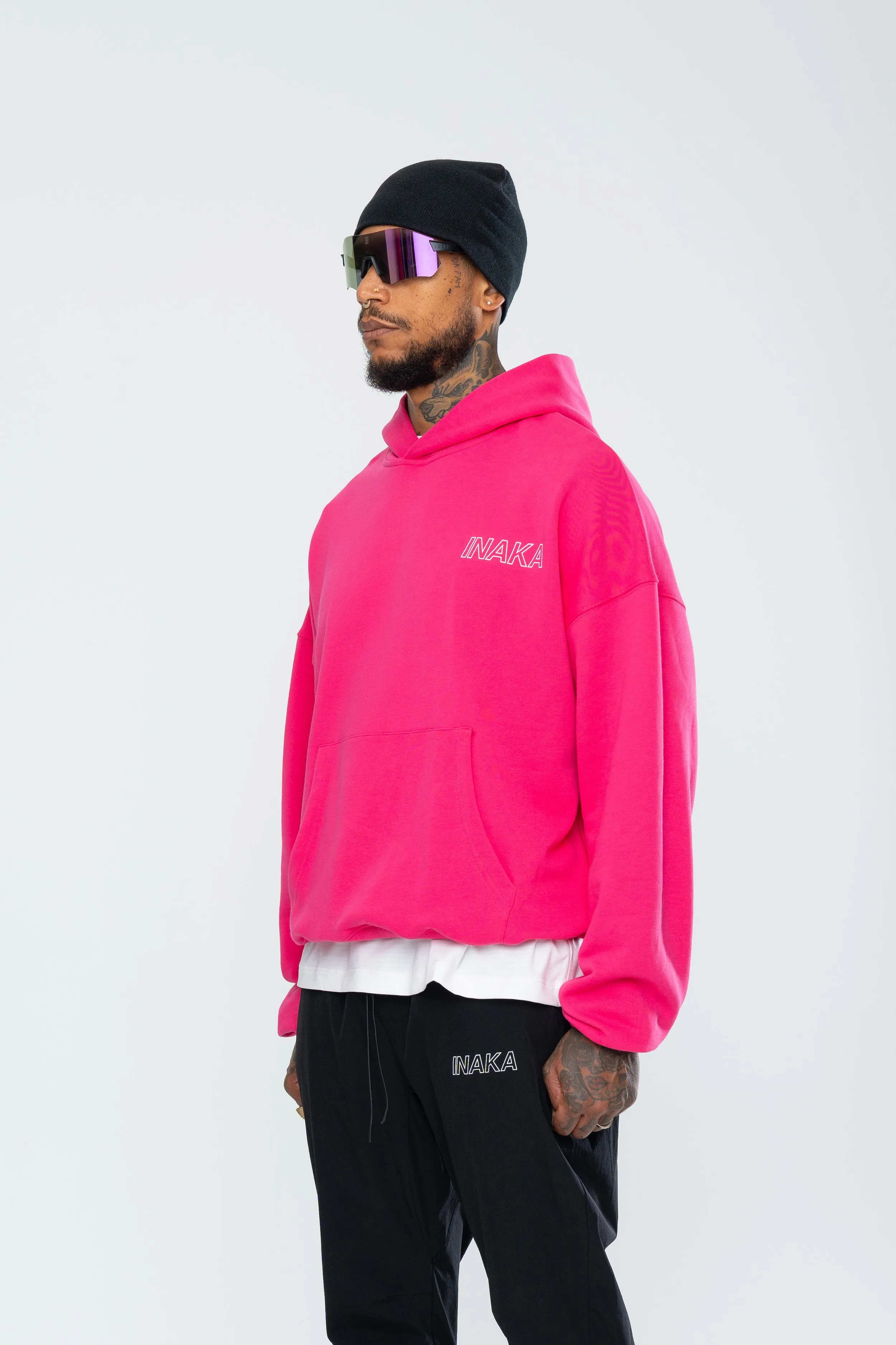 IRC TEAM HOODIE - ELECTRIC PINK sold by Inaka power product image thumbnail 5