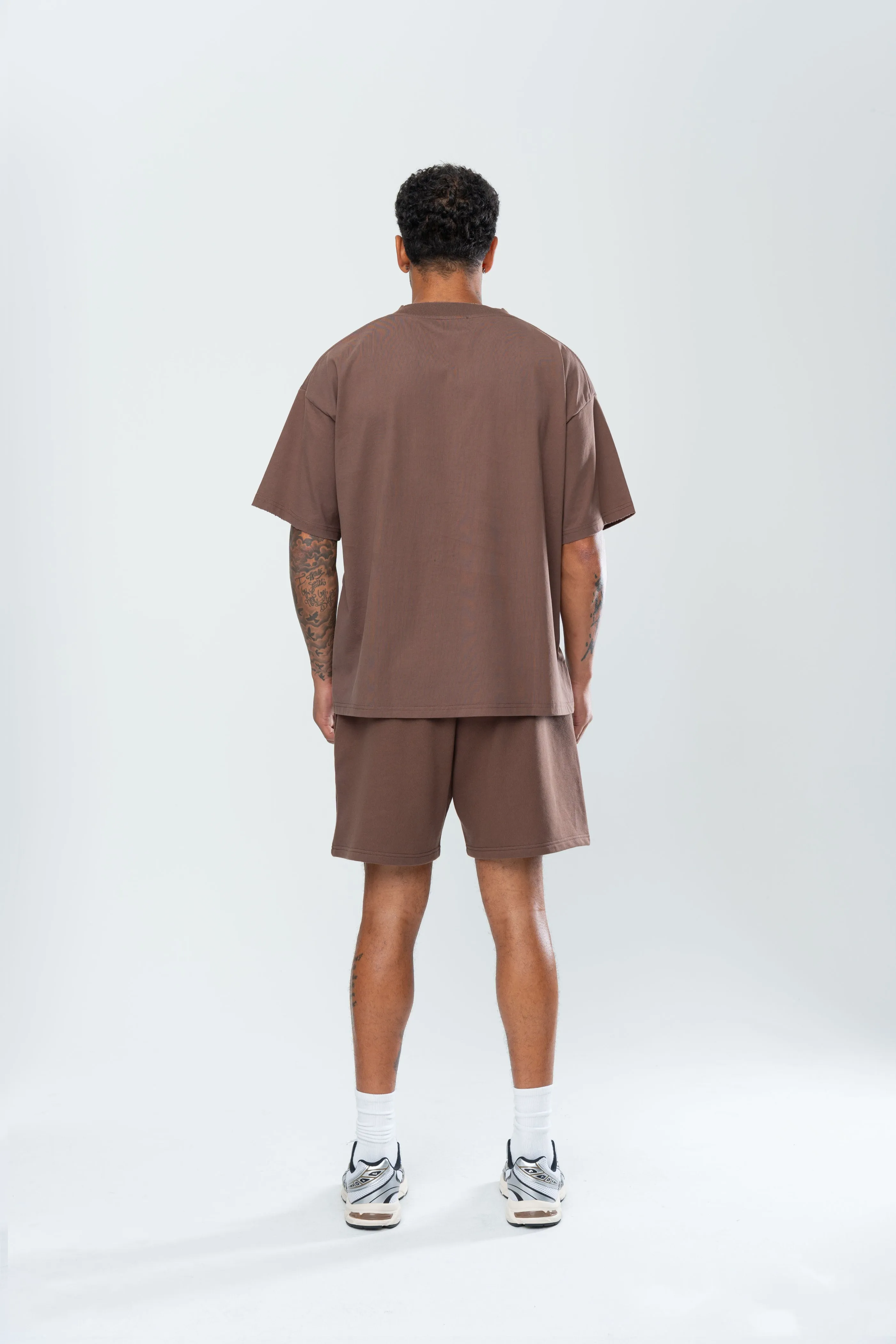 BASICS DISTRESSED TEE - ESPRESSO sold by Inaka power product image thumbnail 4