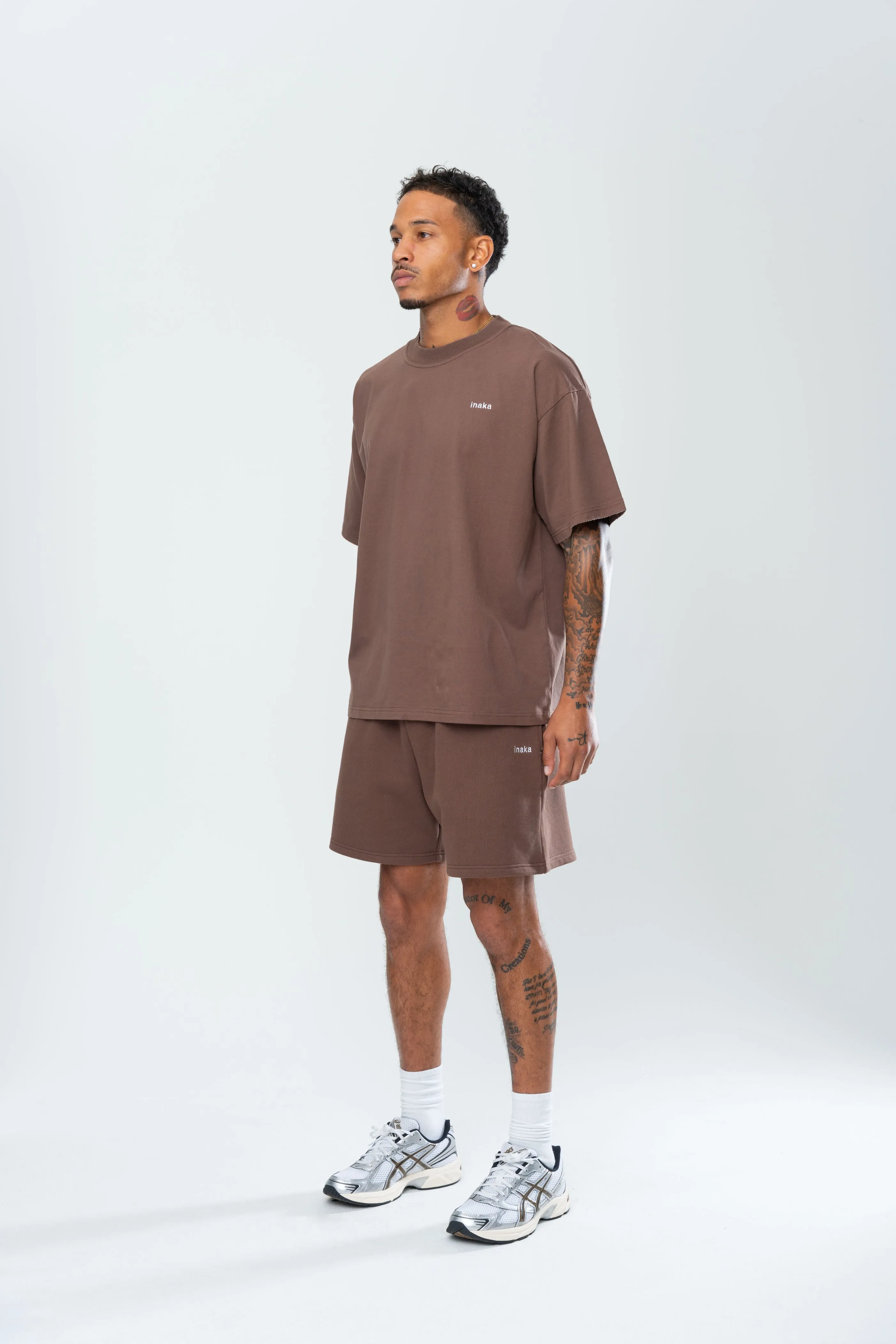 BASICS DISTRESSED TEE - ESPRESSO sold by Inaka power product image thumbnail 3
