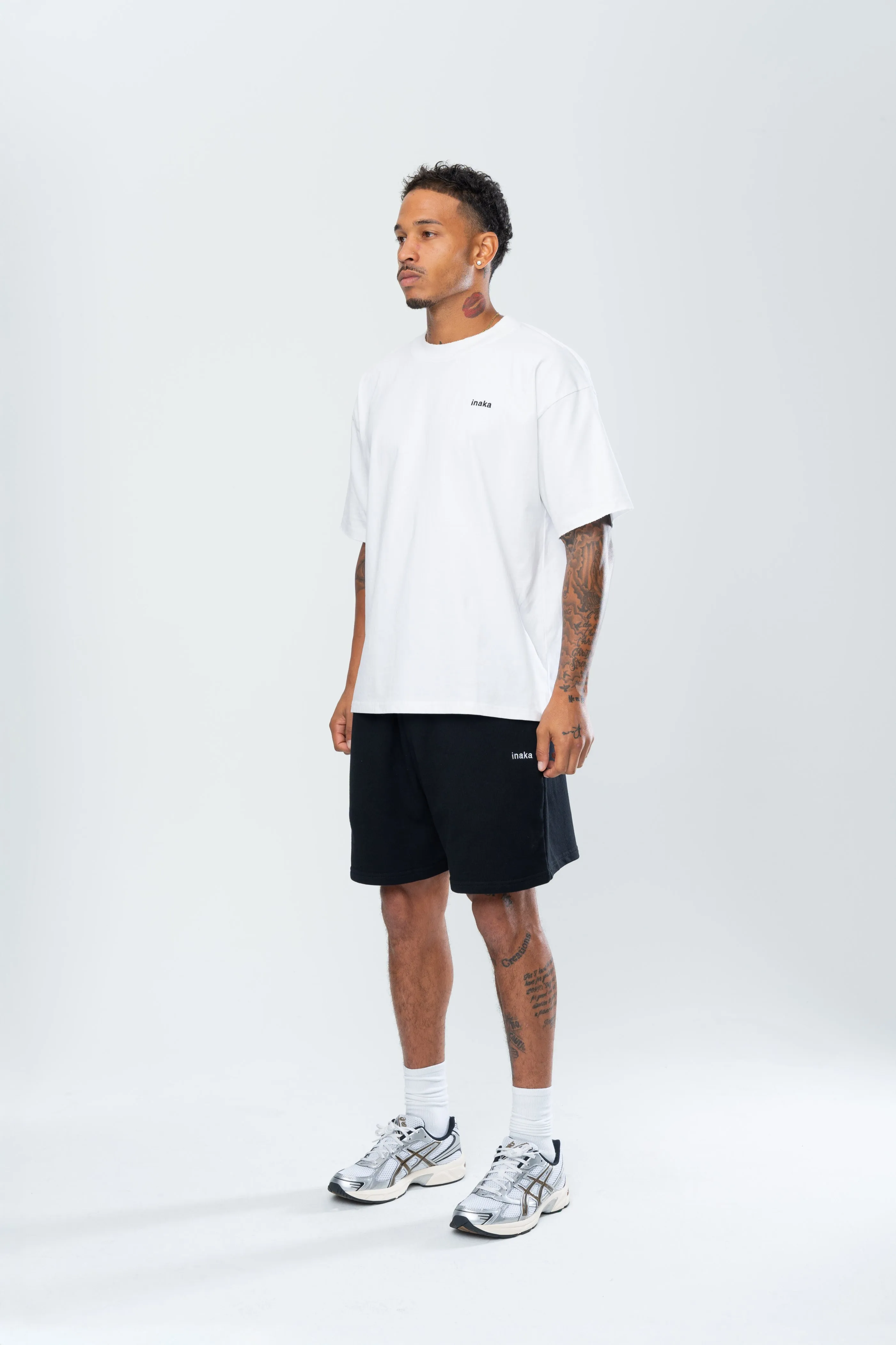 BASICS DISTRESSED TEE - WHITE sold by Inaka power product image thumbnail 3
