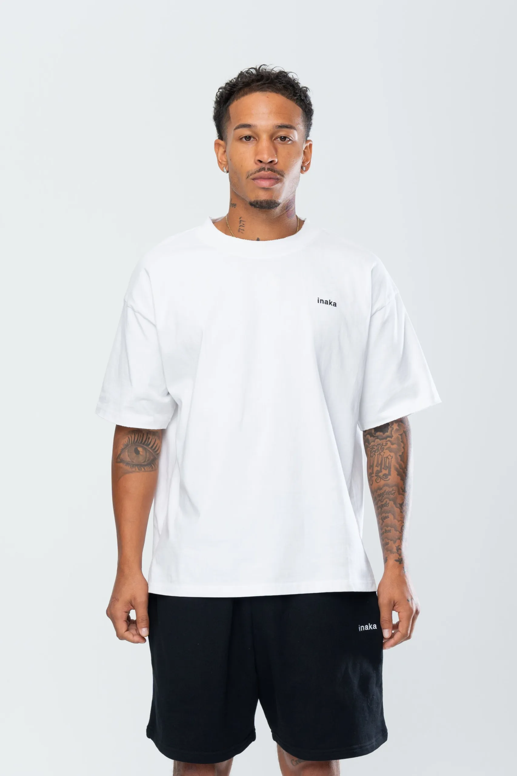 BASICS DISTRESSED TEE - WHITE sold by Inaka power