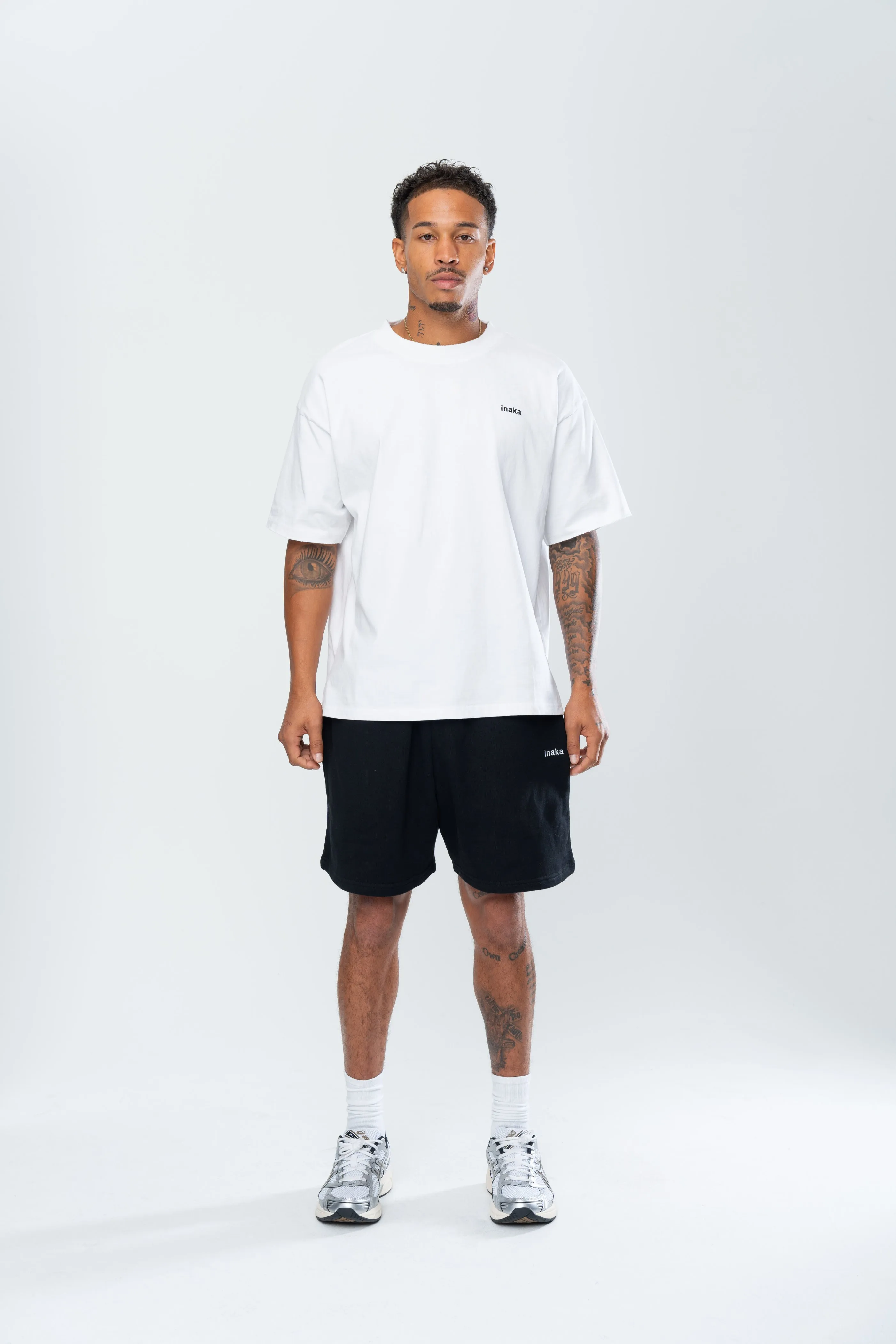 BASICS DISTRESSED TEE - WHITE sold by Inaka power product image thumbnail 2