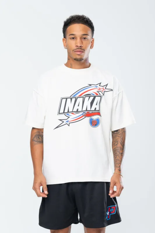 INAKA ALLSTAR REVERSE TEE - CREAM sold by Inaka power
