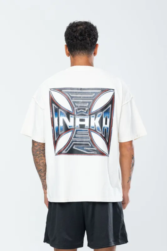 CHOPPER REVERSE TEE - CREAM sold by Inaka power